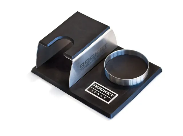 Rocket Espresso Tamper Station station de tassage inox