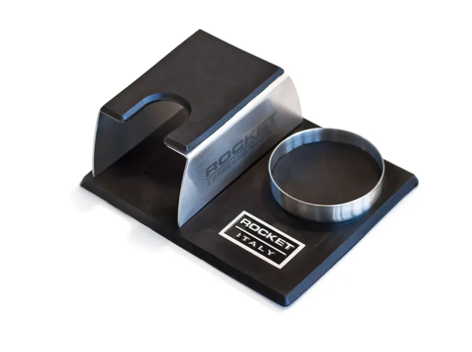 Rocket Espresso Tamper Station station de tassage inox