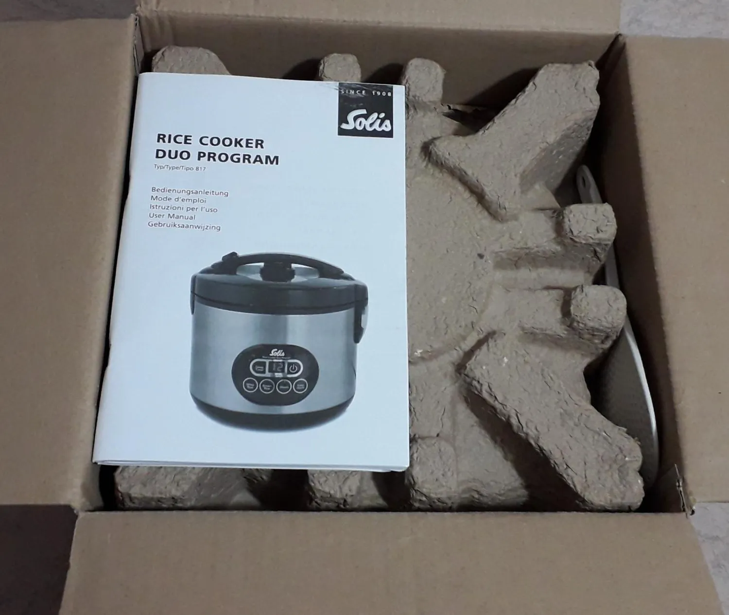 Solis Rice Cooker Duo 817 cuiseur riz 1,2 L 6 tasses