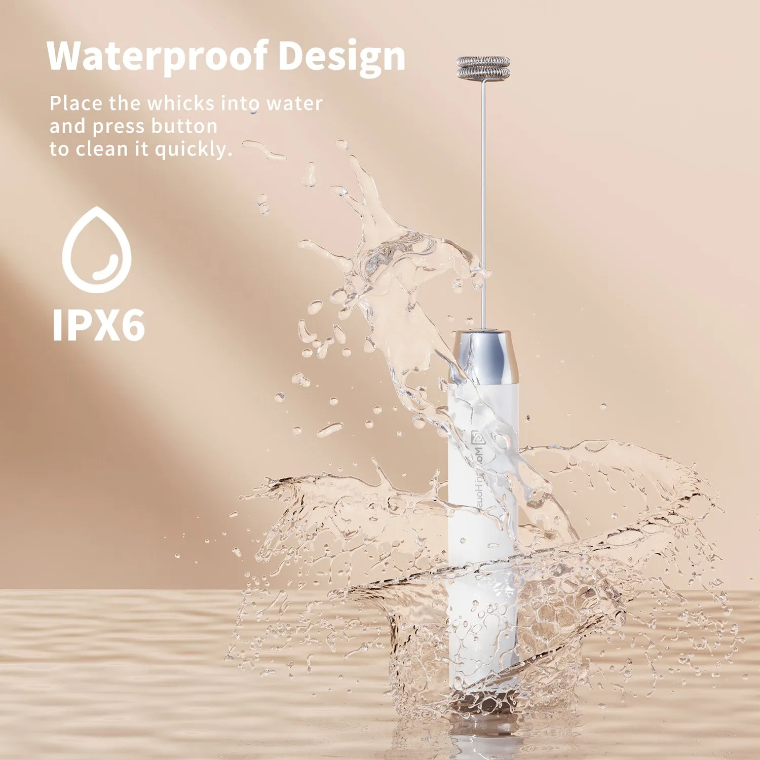Maestri House LunaFro mousseur lait électrique USB-C