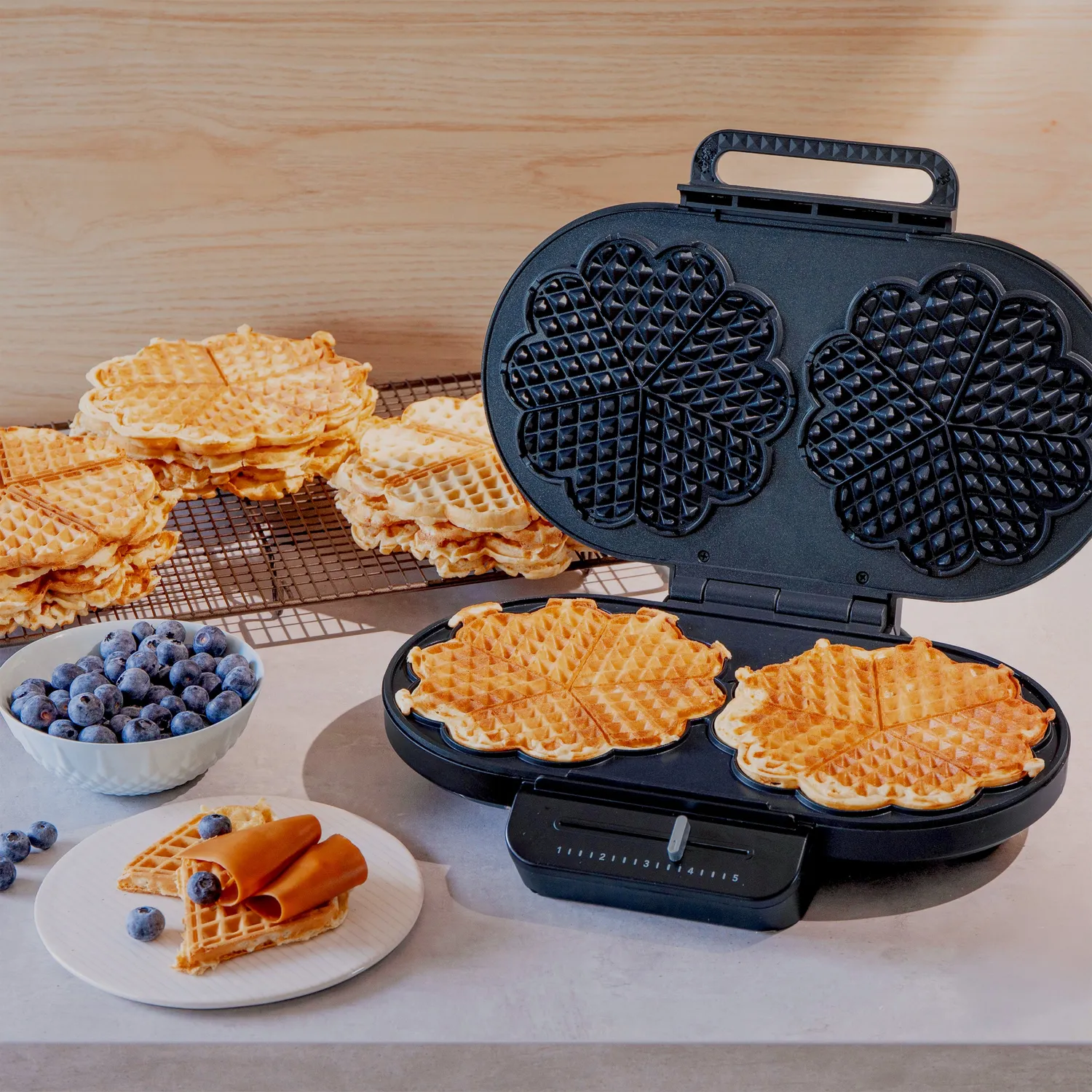 Wilfa Classic Double gaufrier double 16 cm croustillant