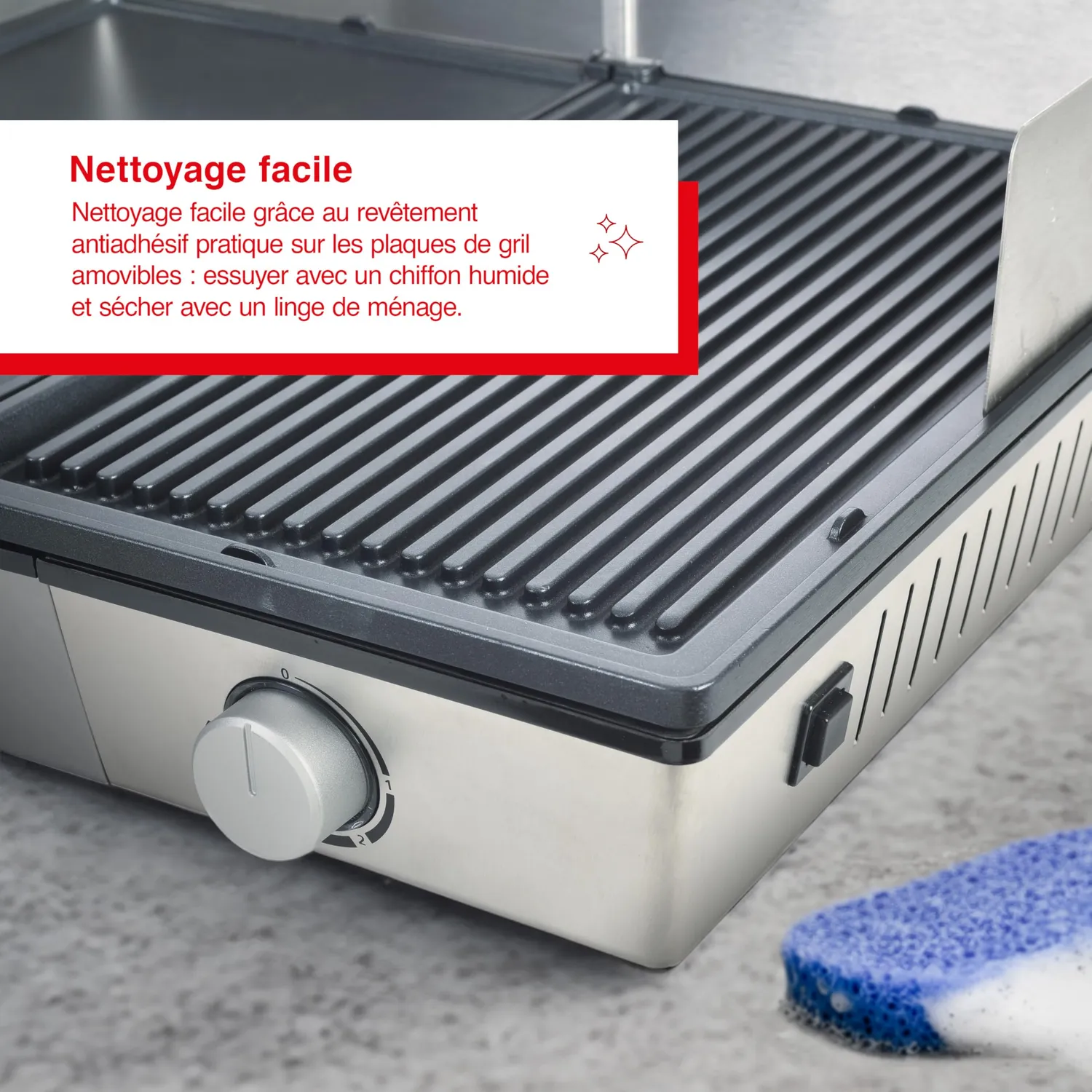 Solis Deli Grill SO125 grill électrique inox 2200W