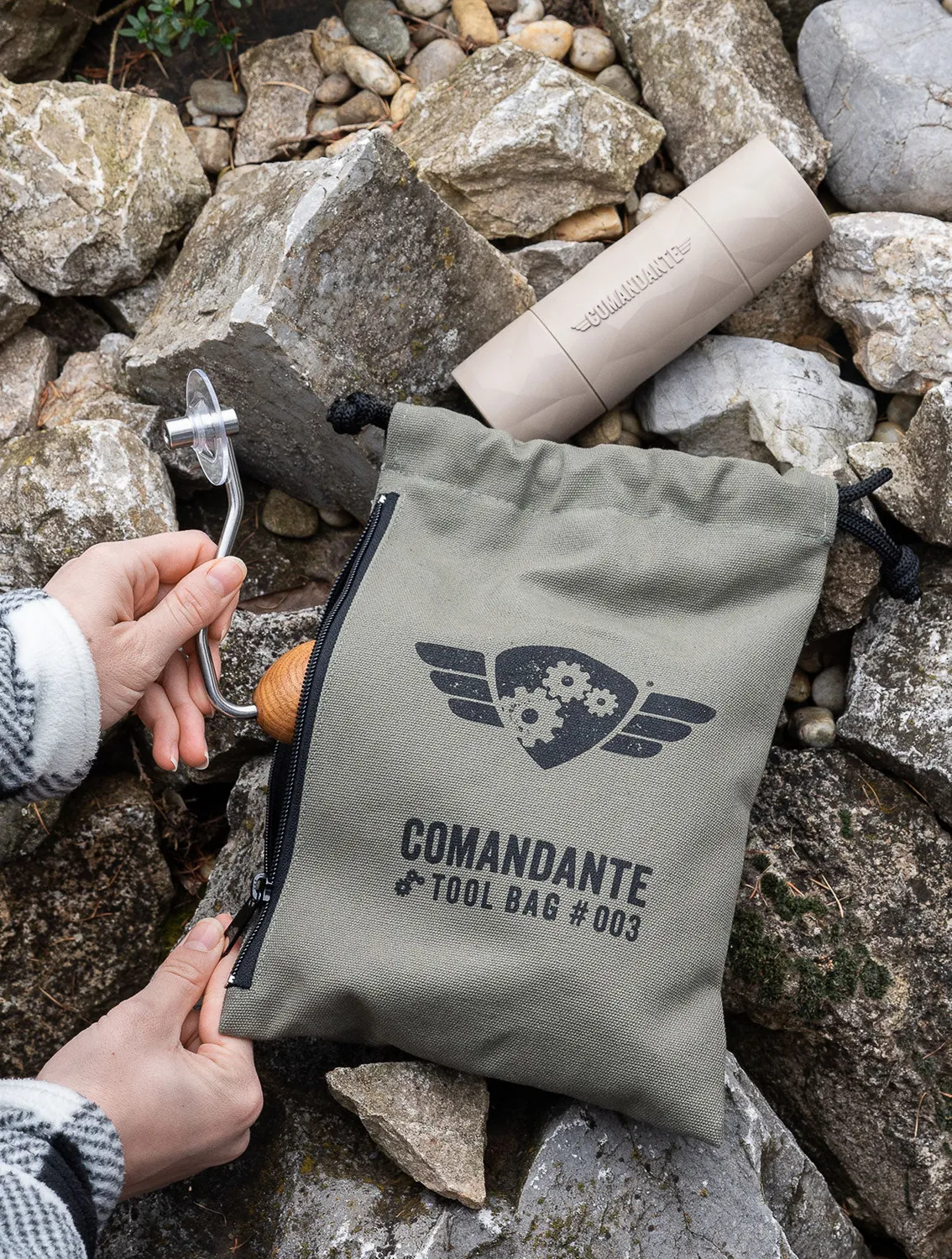 Comandante Tool Bag #3 sac transport coton 2 poches