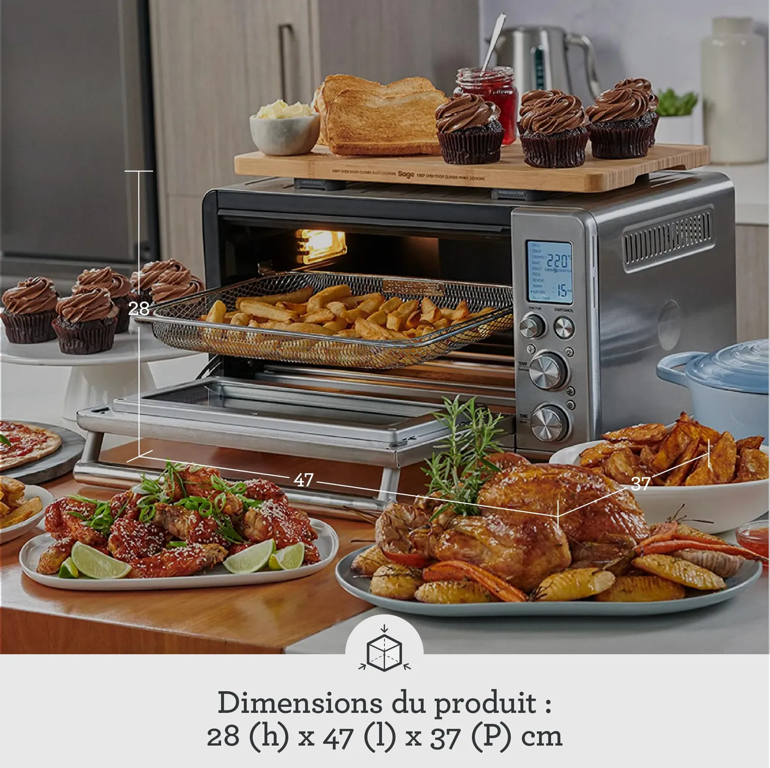 Sage Smart Oven Air Fryer mini-four 10 fonctions