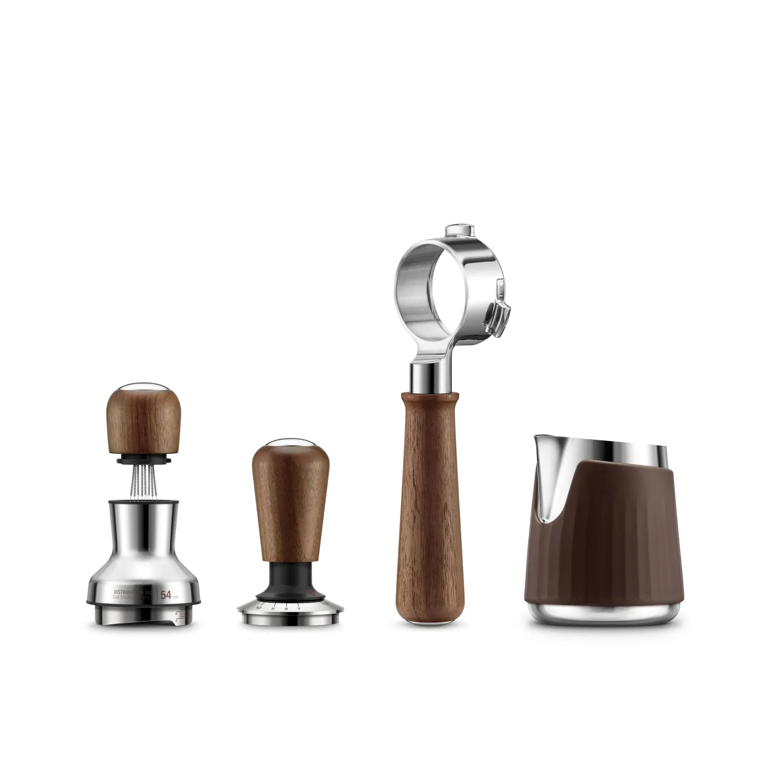Sage Naked Portafilter 54mm porte-filtre sans fond noyer