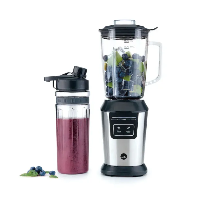 Wilfa Activelife blender sport 800 ml inox