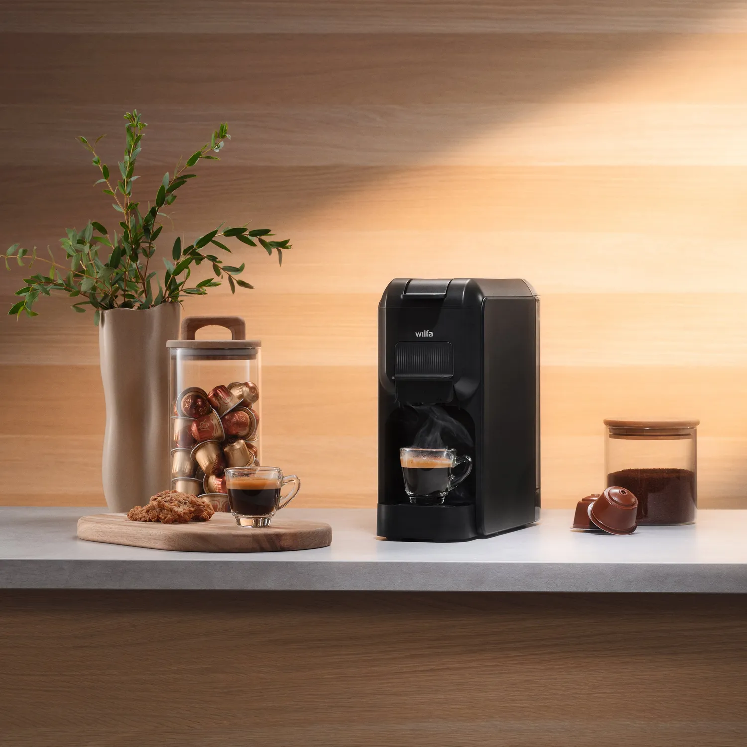 Wilfa Volo Multi Mini machine expresso multi-capsules 88°C