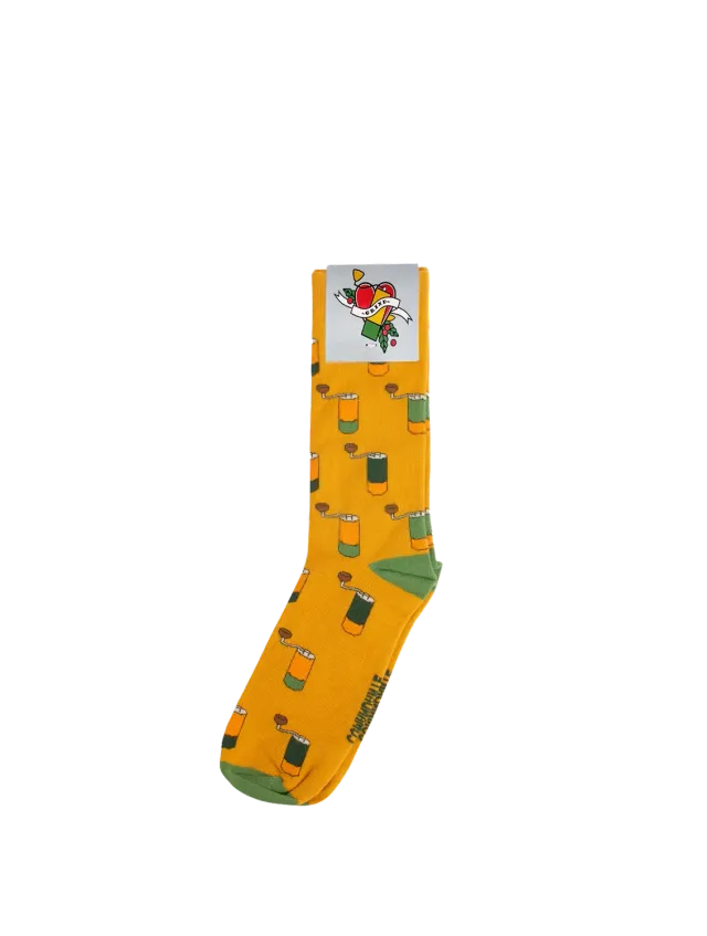 Comandante chaussettes Sherbert 42-46 café
