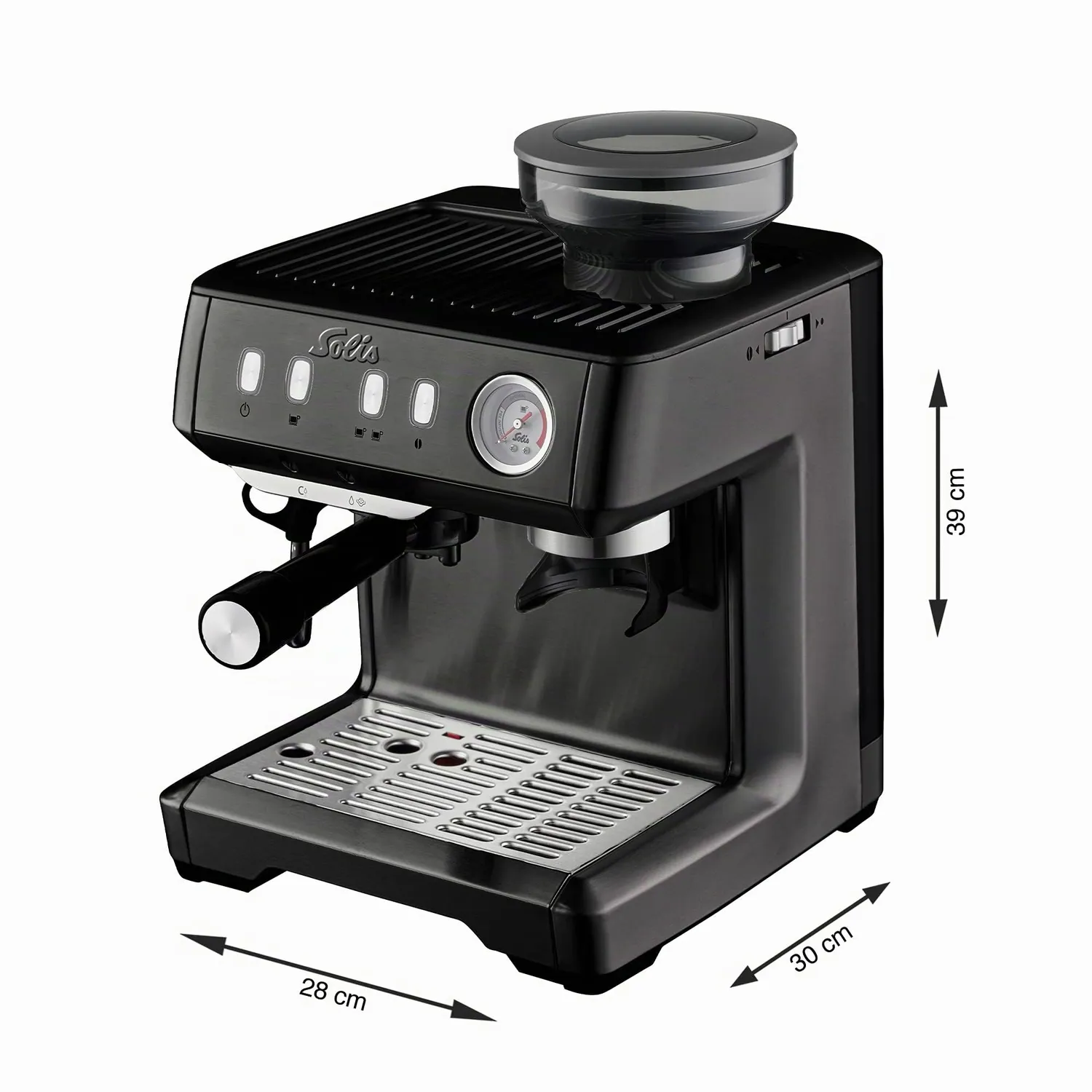 Solis Grind Infuse Compact 1018 machine expresso noire 2,5 L