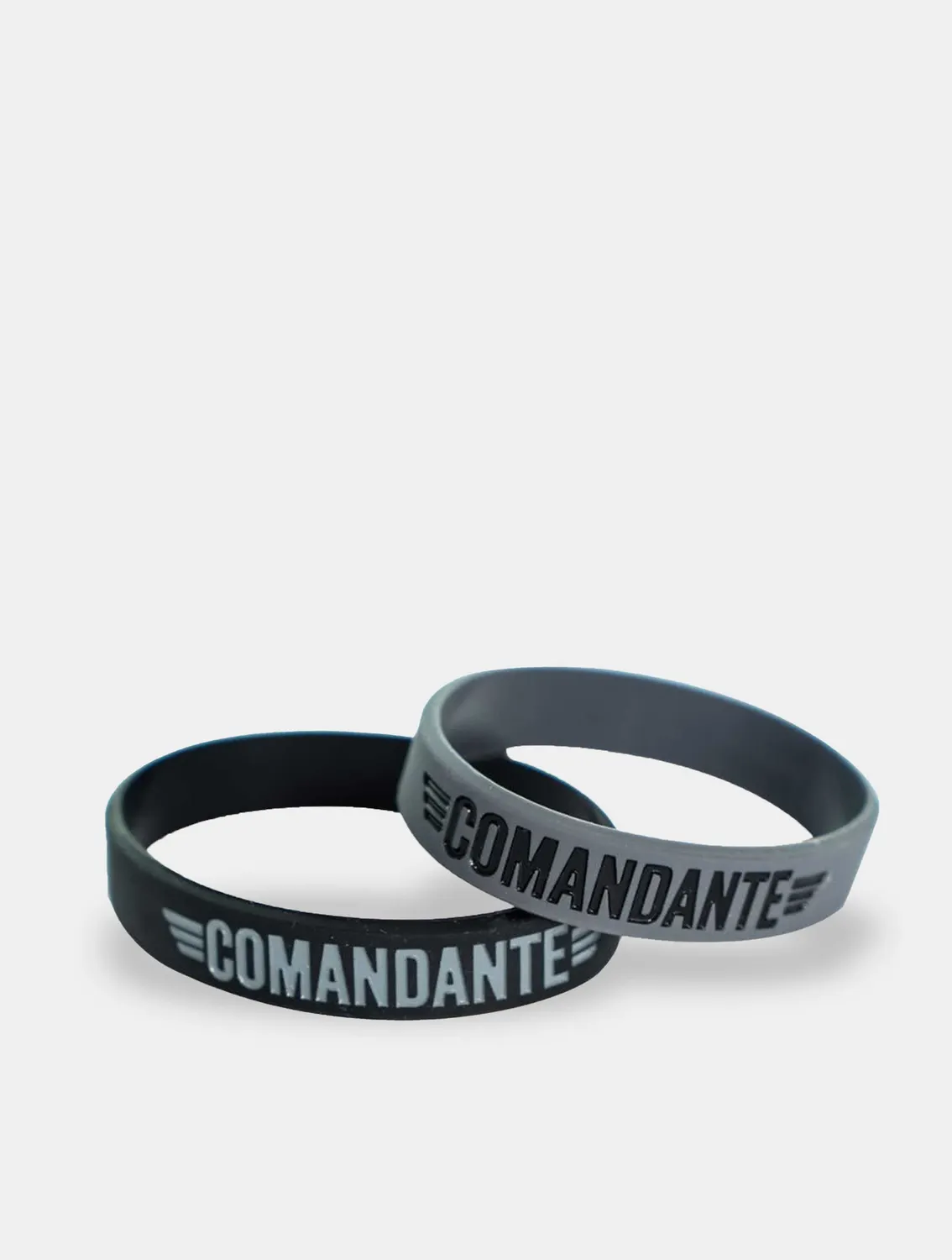 Comandante Wrist Band bracelet silicone noir petit