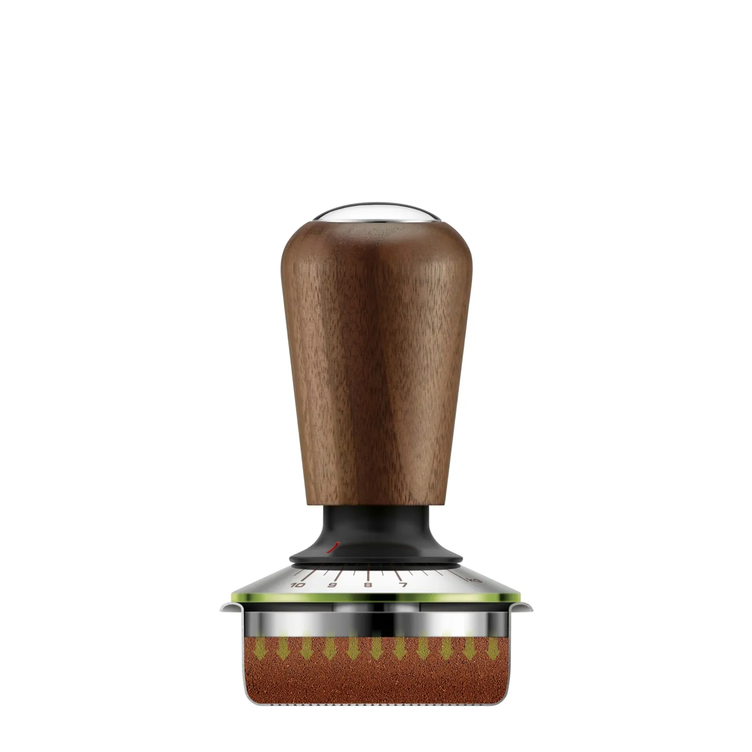 Sage Force Gauge Tamper 58mm tasseur café noyer pression