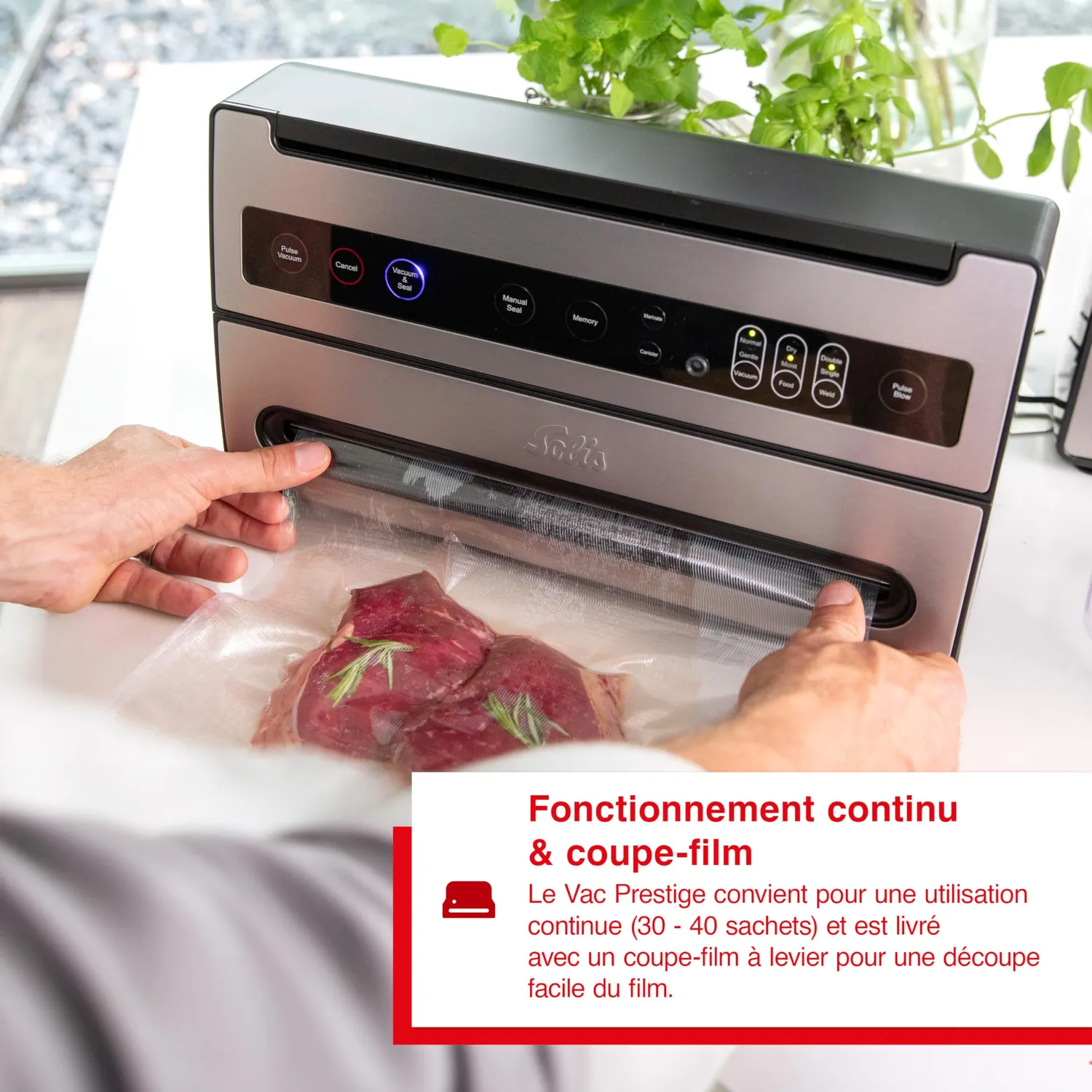 Solis VertiVac Plus 5703 machine sous vide 30 cm