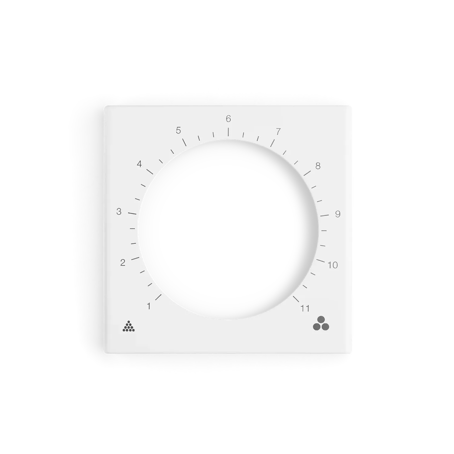 Fellow Ode plaque frontale moulin remplacement noir mat acier