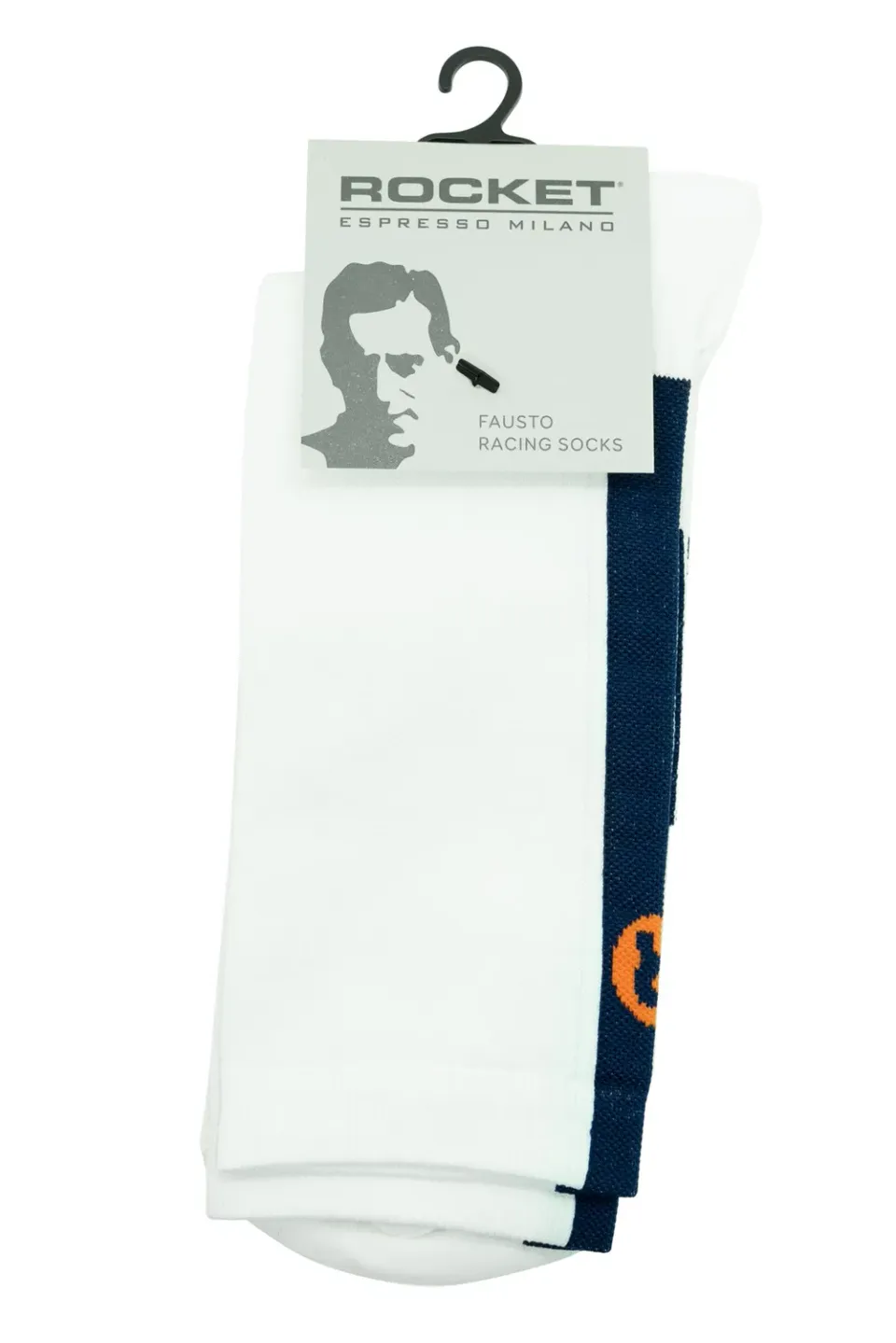 Rocket Espresso Fausto chaussettes vélo blanc 40-42