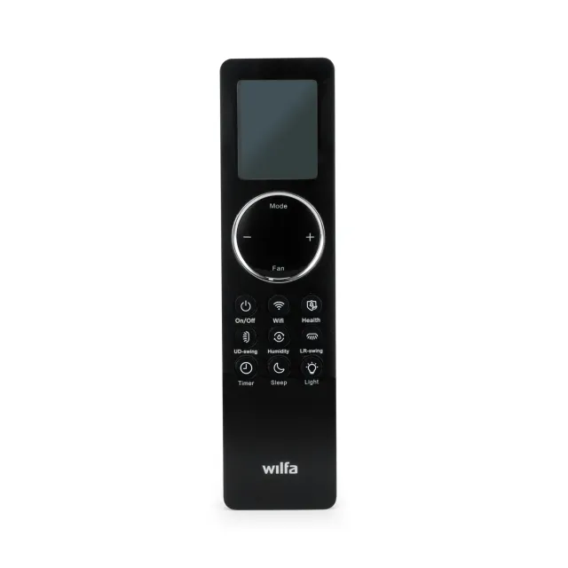 Wilfa Nordkapp 30 40 télécommande noire pompe à chaleur