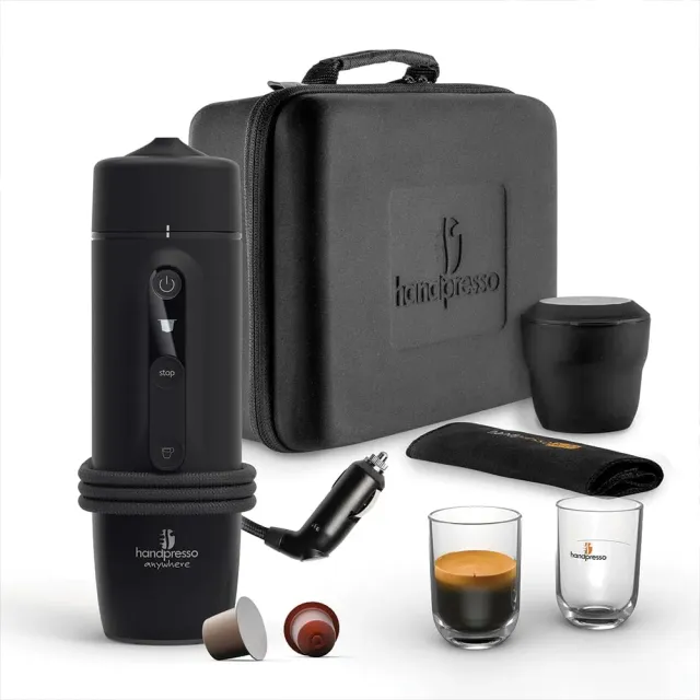 Handpresso Auto Capsule cafetière 12V noir coffret auto