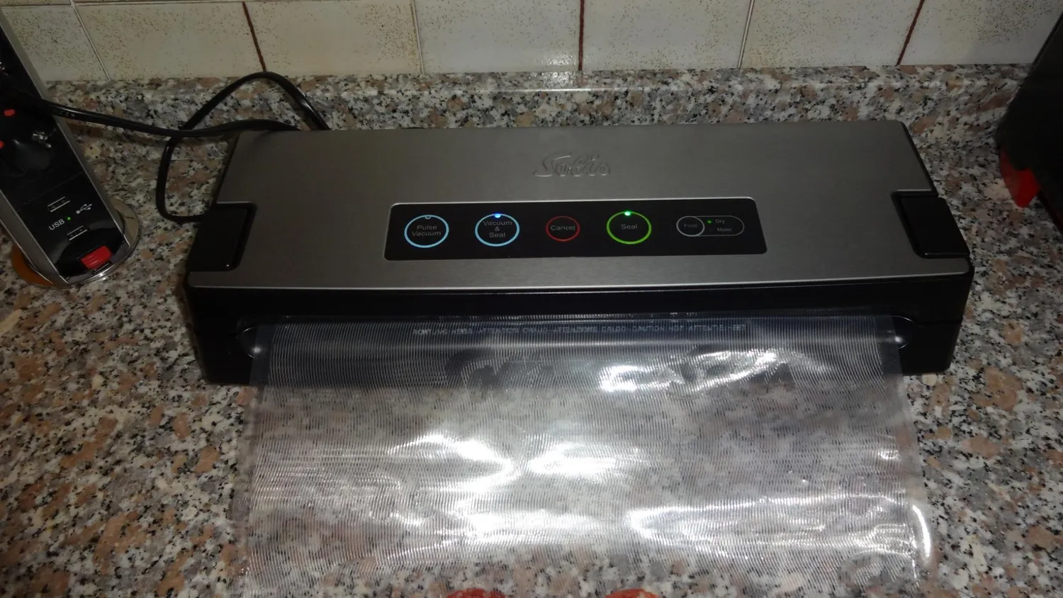 Solis 922.21 machine sous vide noir 110 W sachets et boîtes