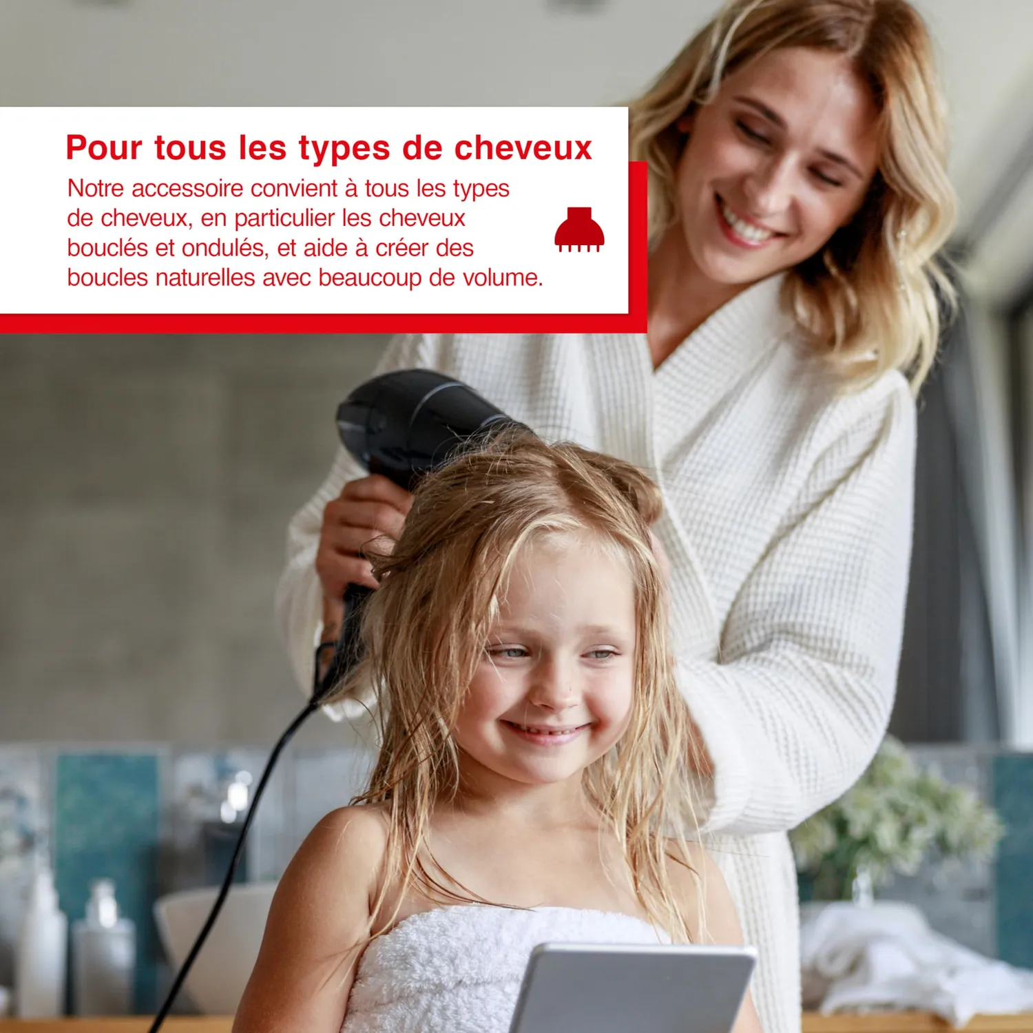 Solis Softstyler Superflex 967.68 diffuseur noir débit réglable