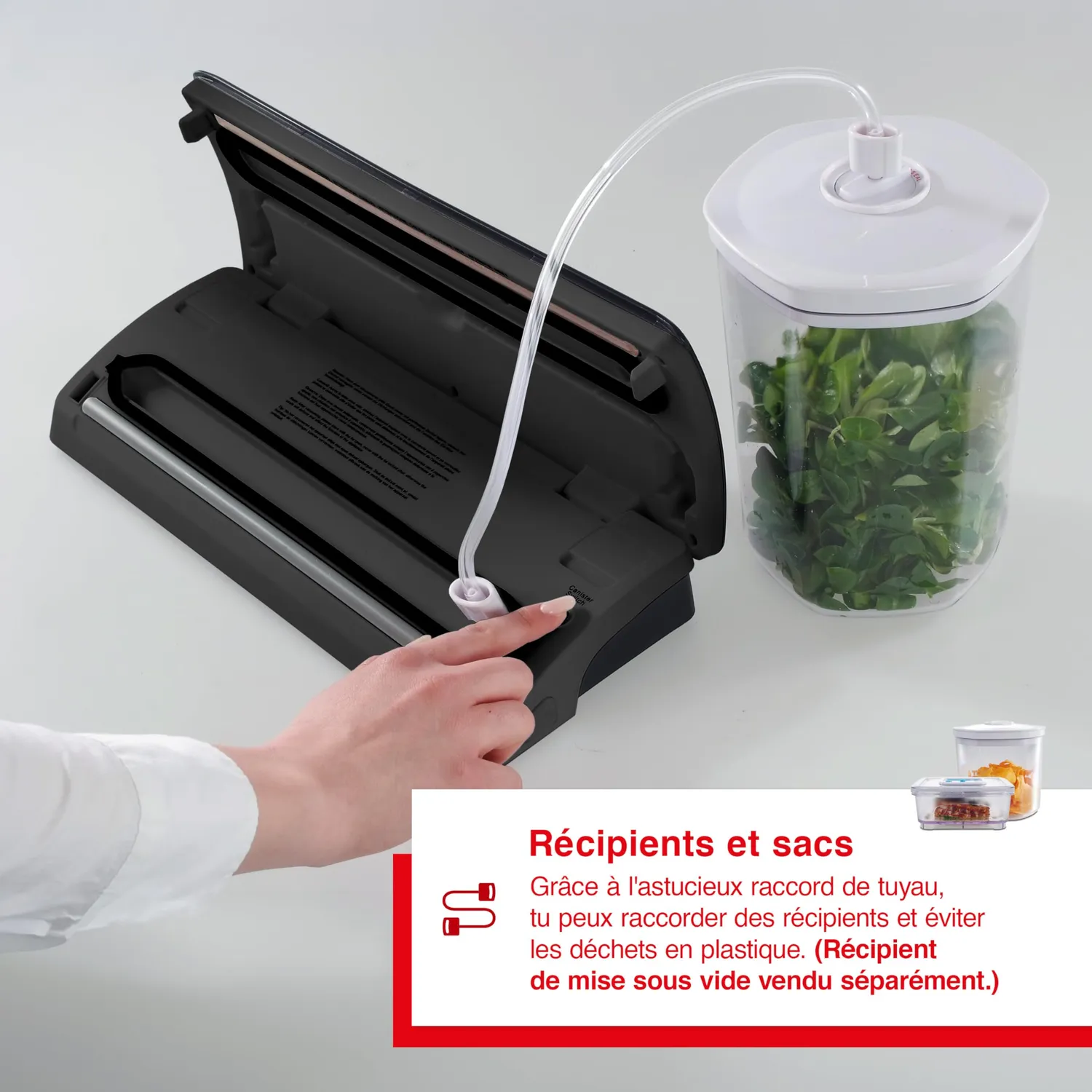 Solis Easy Vac Pro 569 machine sous vide Noir Argent large