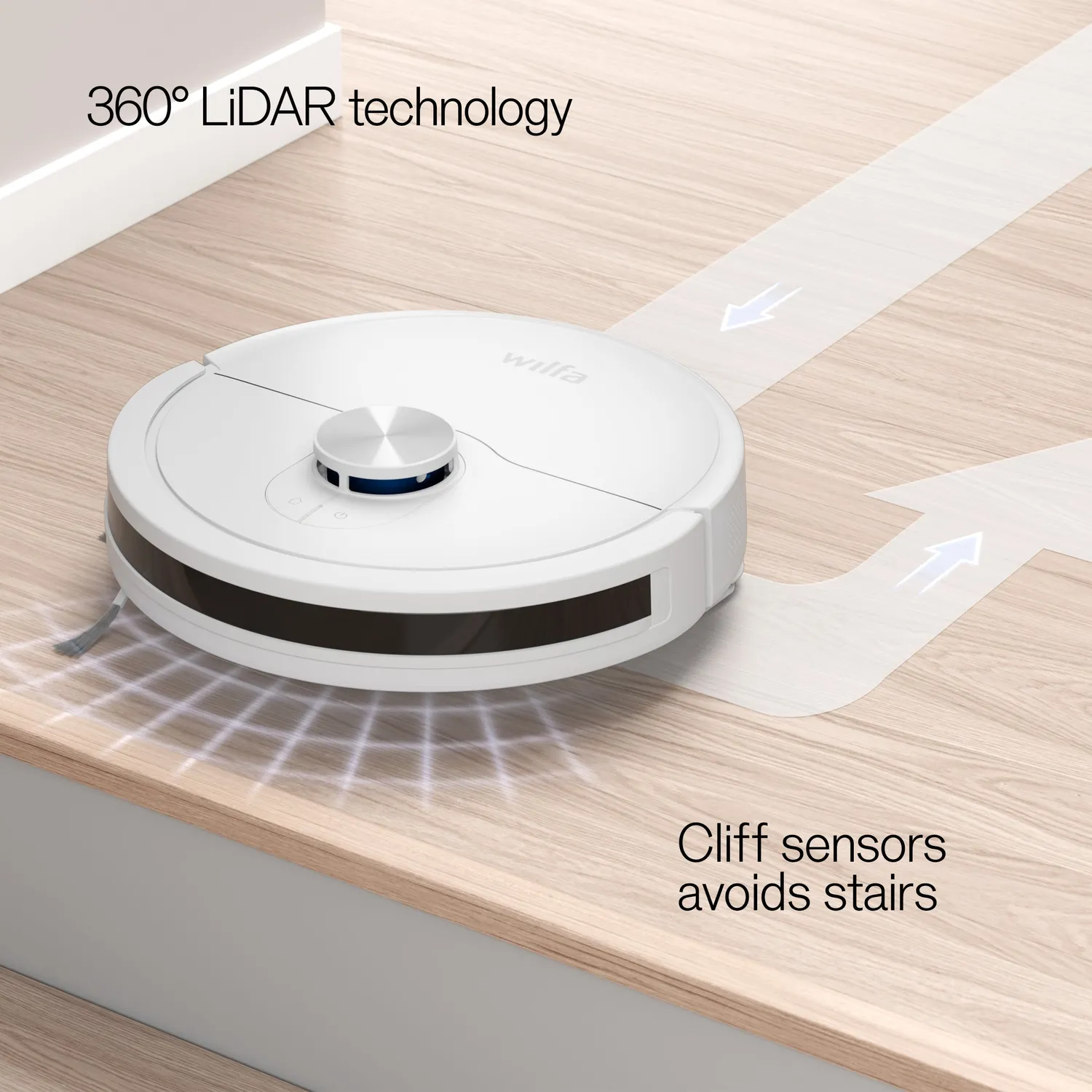Wilfa Innobot RVC-W4LIN+ aspirateur robot laveur station