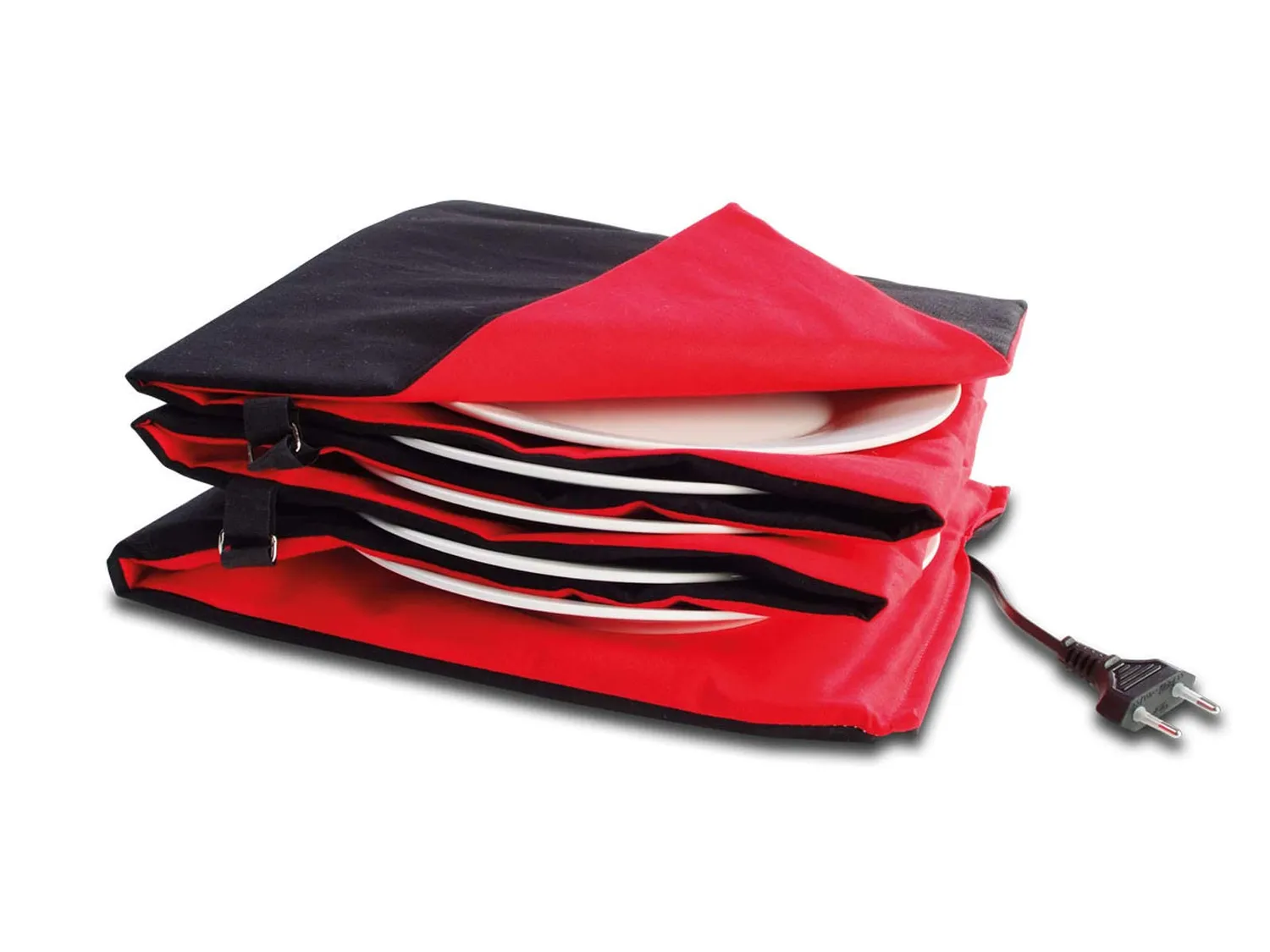 Solis 906.13 chauffe-assiettes noir rouge