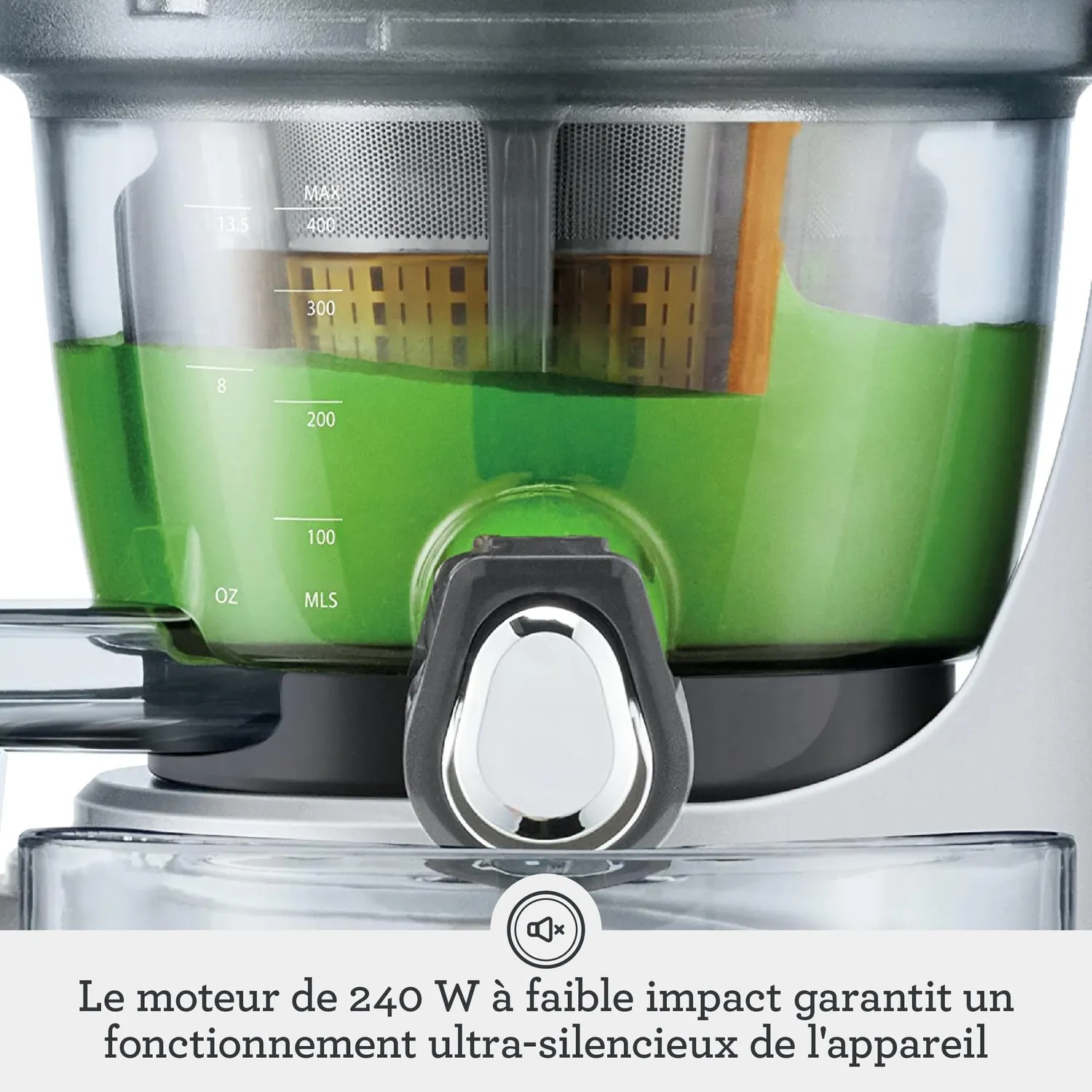 Sage Big Squeeze extracteur de jus slow juicer 81 mm