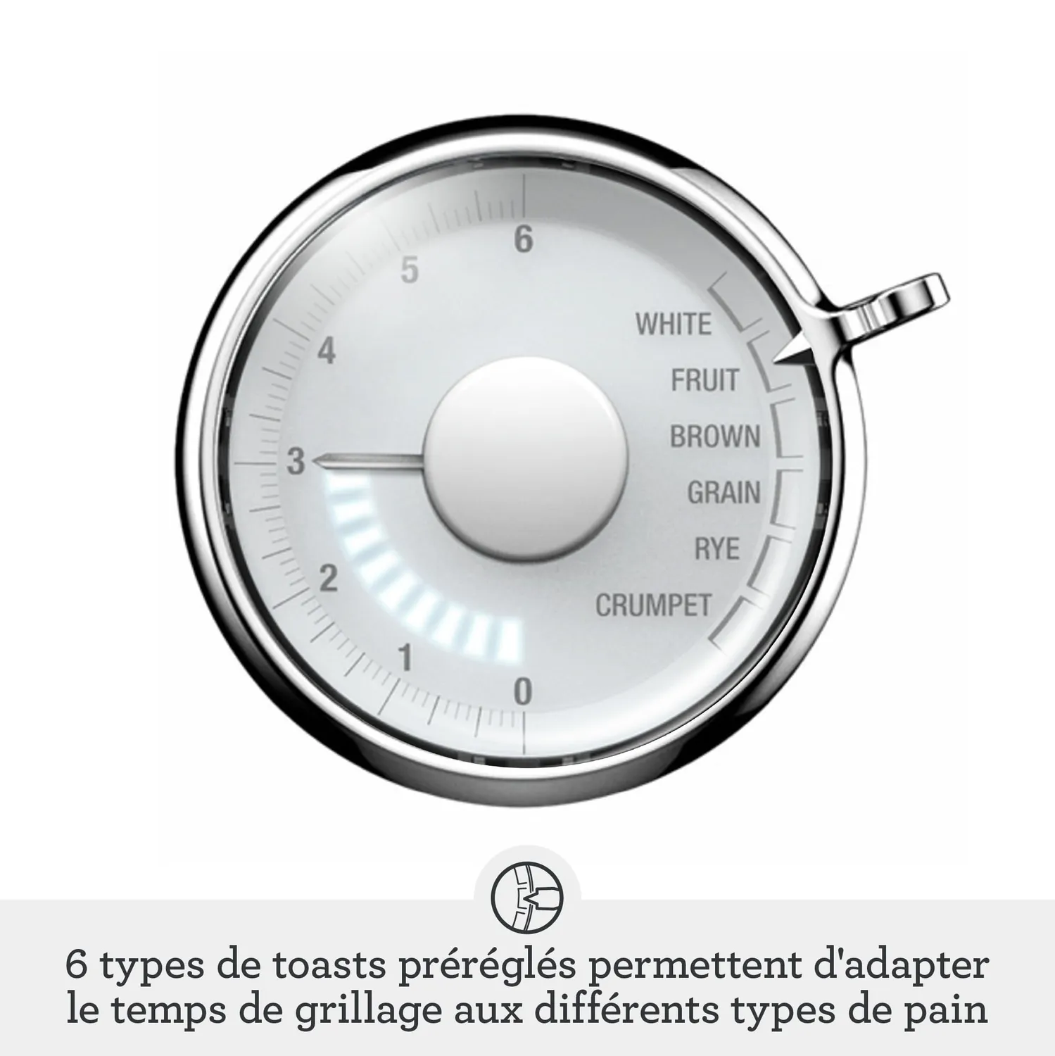 Sage Toast Select Luxe grille-pain inox brossé 2 fentes