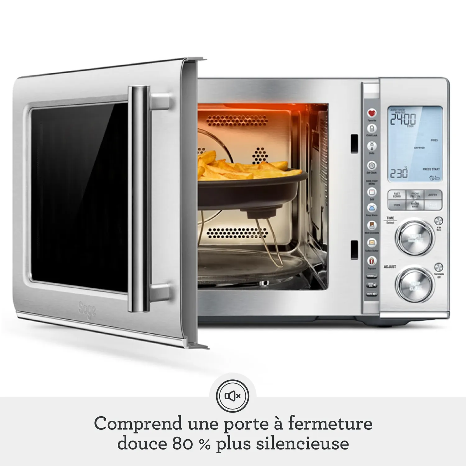 Sage The Combi Wave 3 en 1 micro-ondes inox air fryer