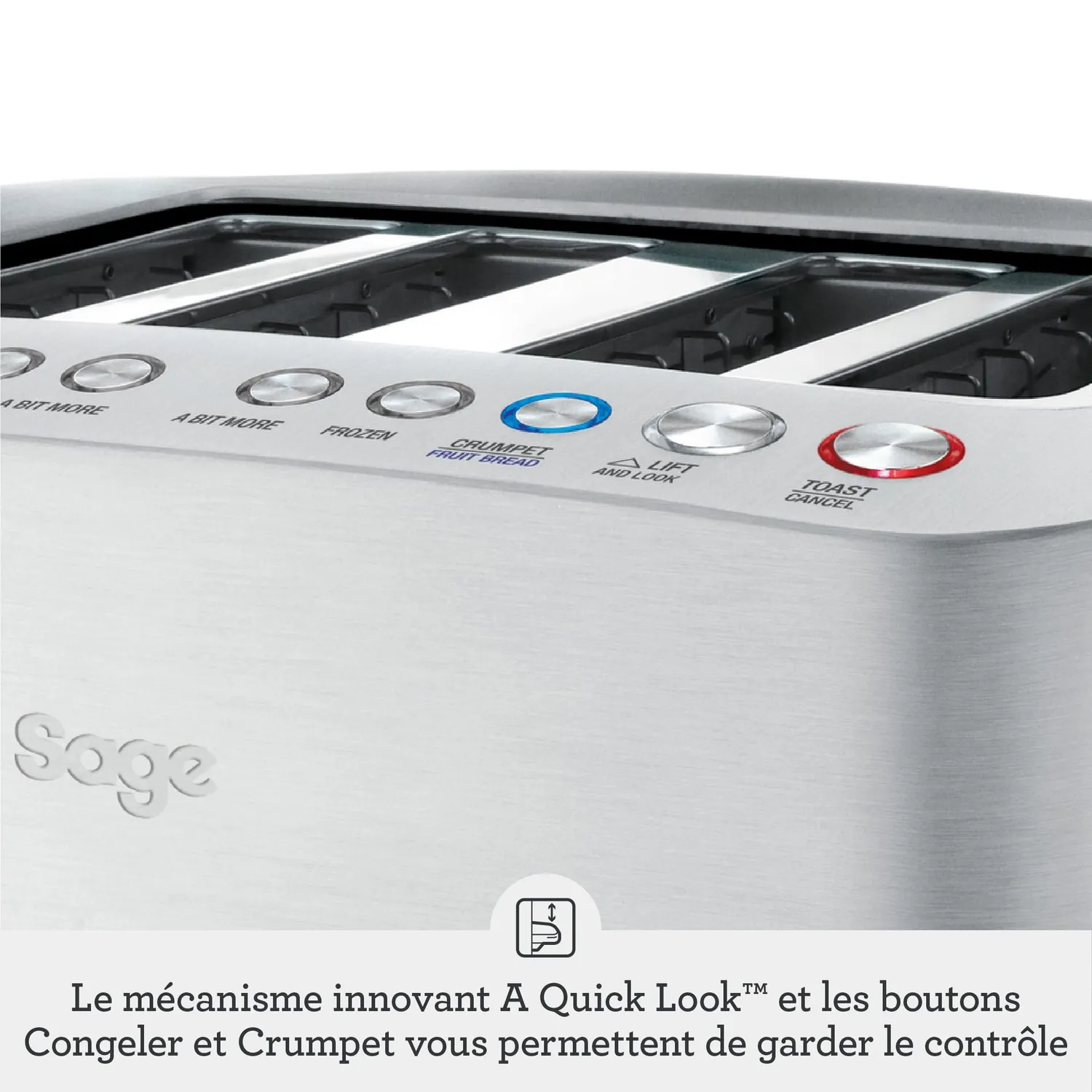 Sage Smart Toast grille-pain 4 fentes alu brossé