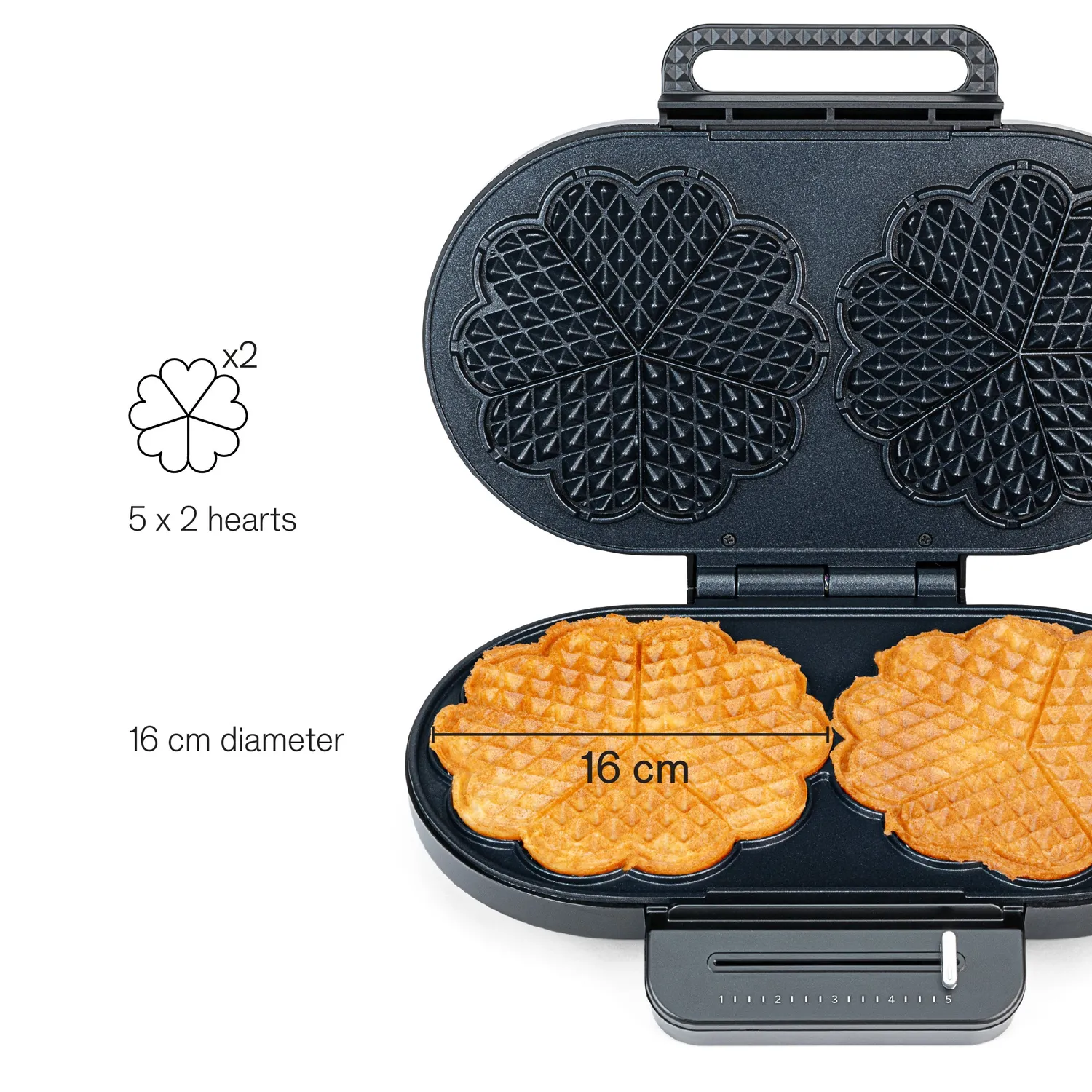 Wilfa Classic Double gaufrier double 16 cm croustillant