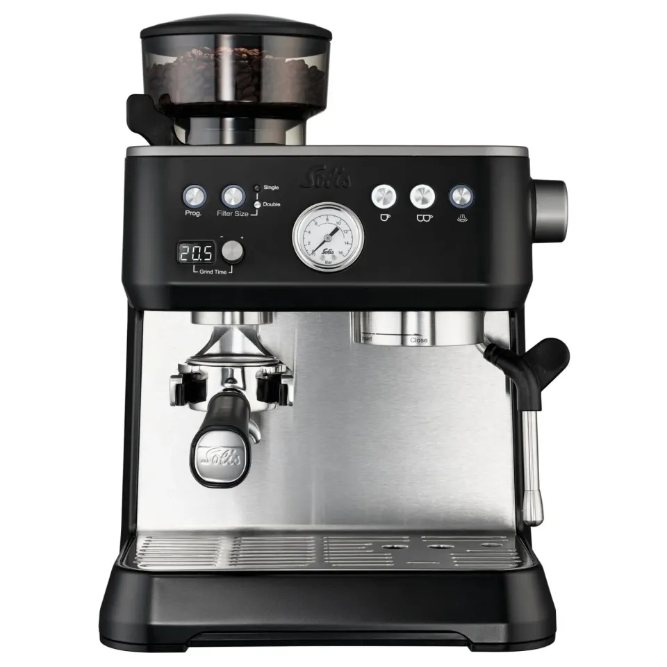 Solis Grind Infuse Perfetta 1019 machine expresso noire