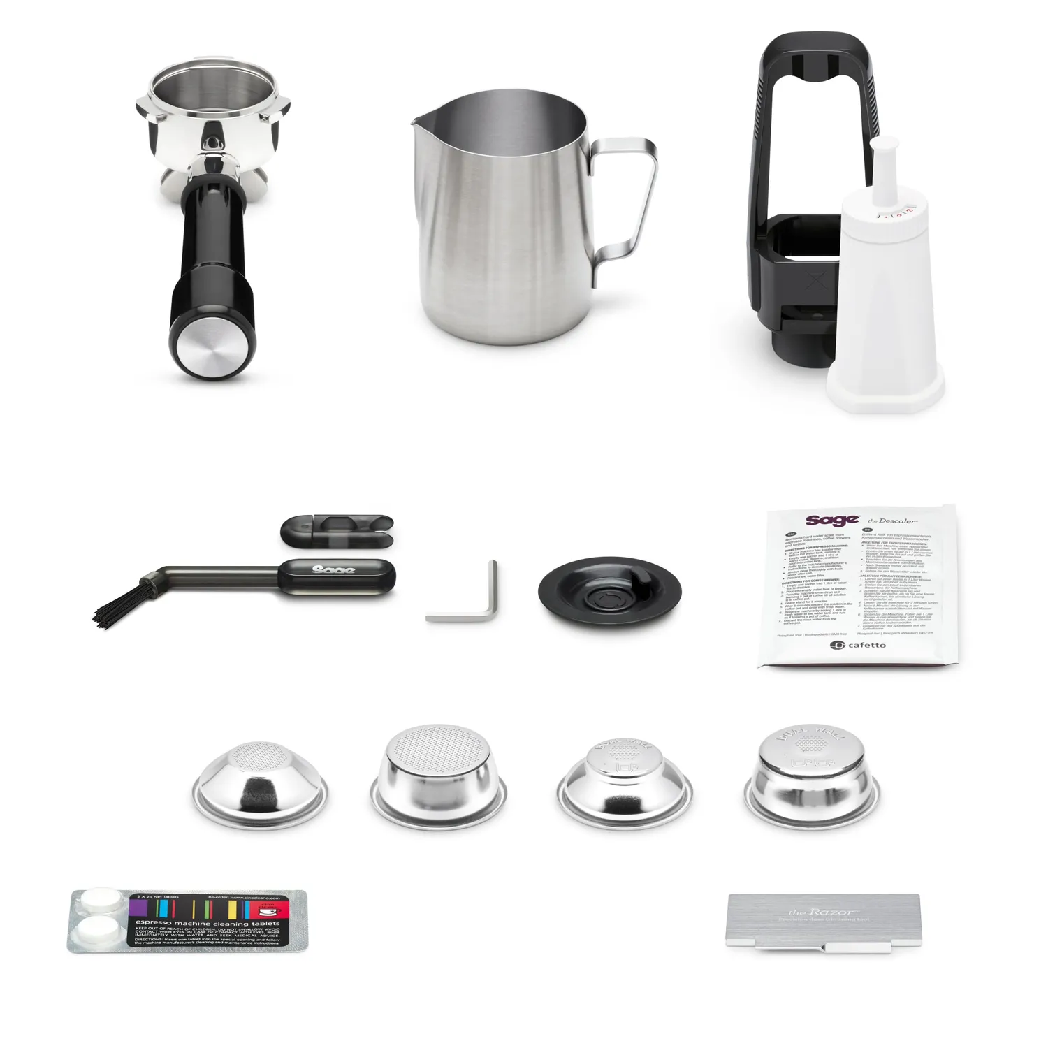 Sage Barista Express Impress machine espresso inox brosse