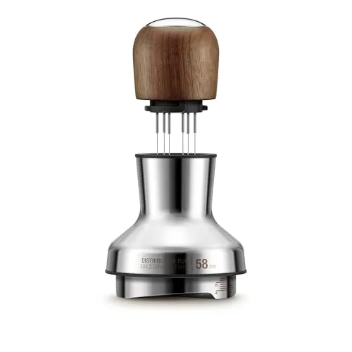 Sage Distribution Duo 58 mm distributeur café noyer 2-en-1