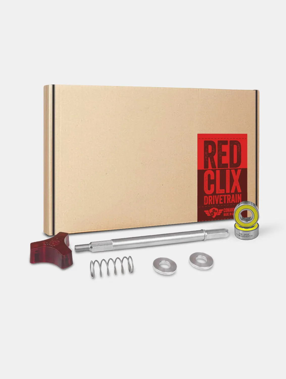 Comandante Red Clix RX35 axe réglage inox espresso