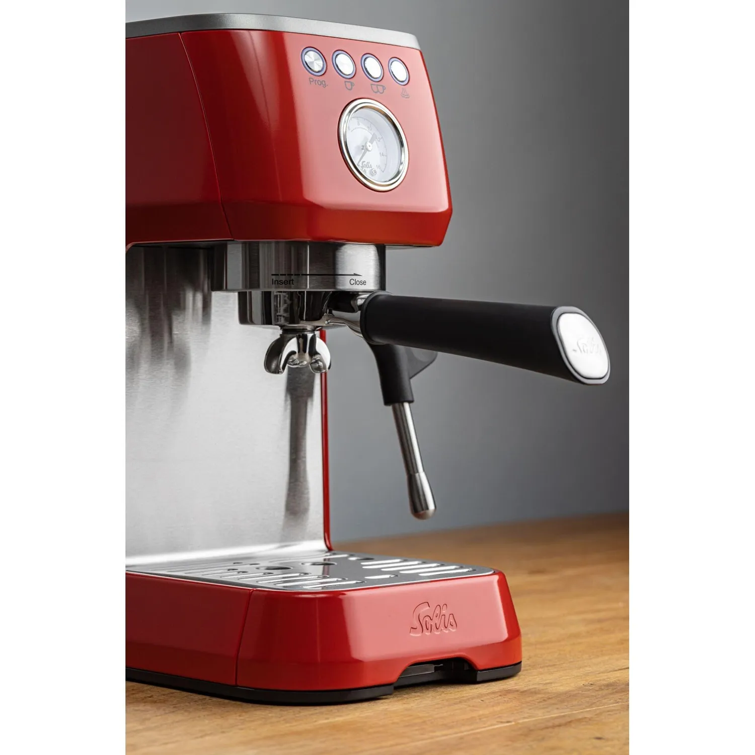 Solis Barista Perfetta Plus 1170 machine expresso rouge 15 bars