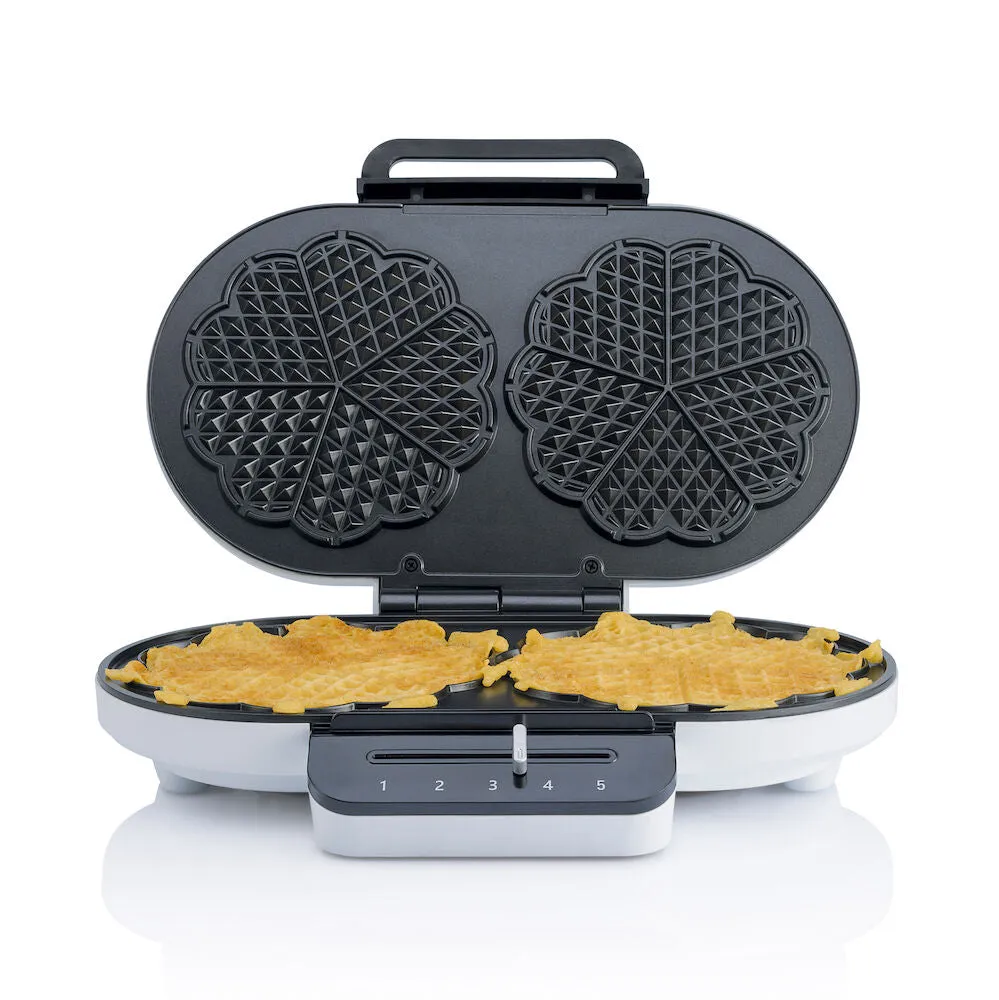 Wilfa Tradition Double gaufrier double cœurs