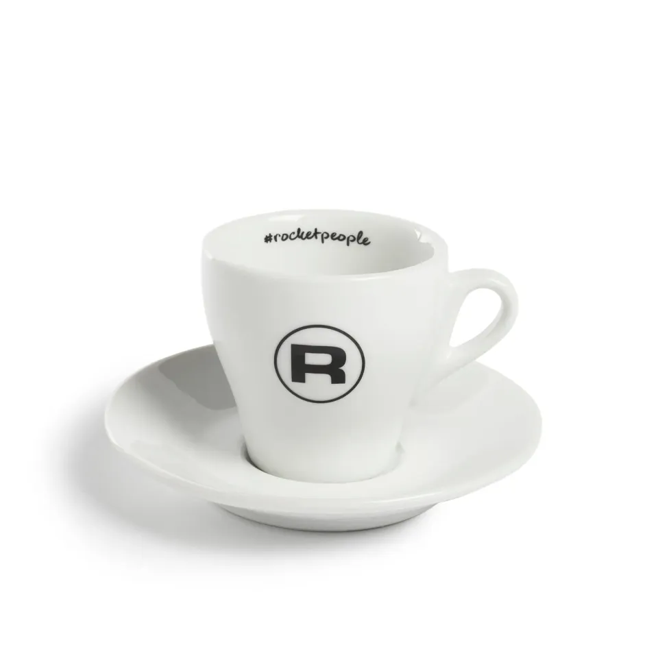 Rocket Espresso tasses flat white blanc lot 6 porcelaine