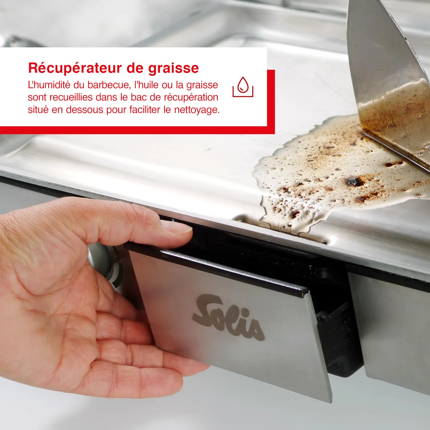 Solis Teppanyaki 979.28 plancha 40x30 cm inox