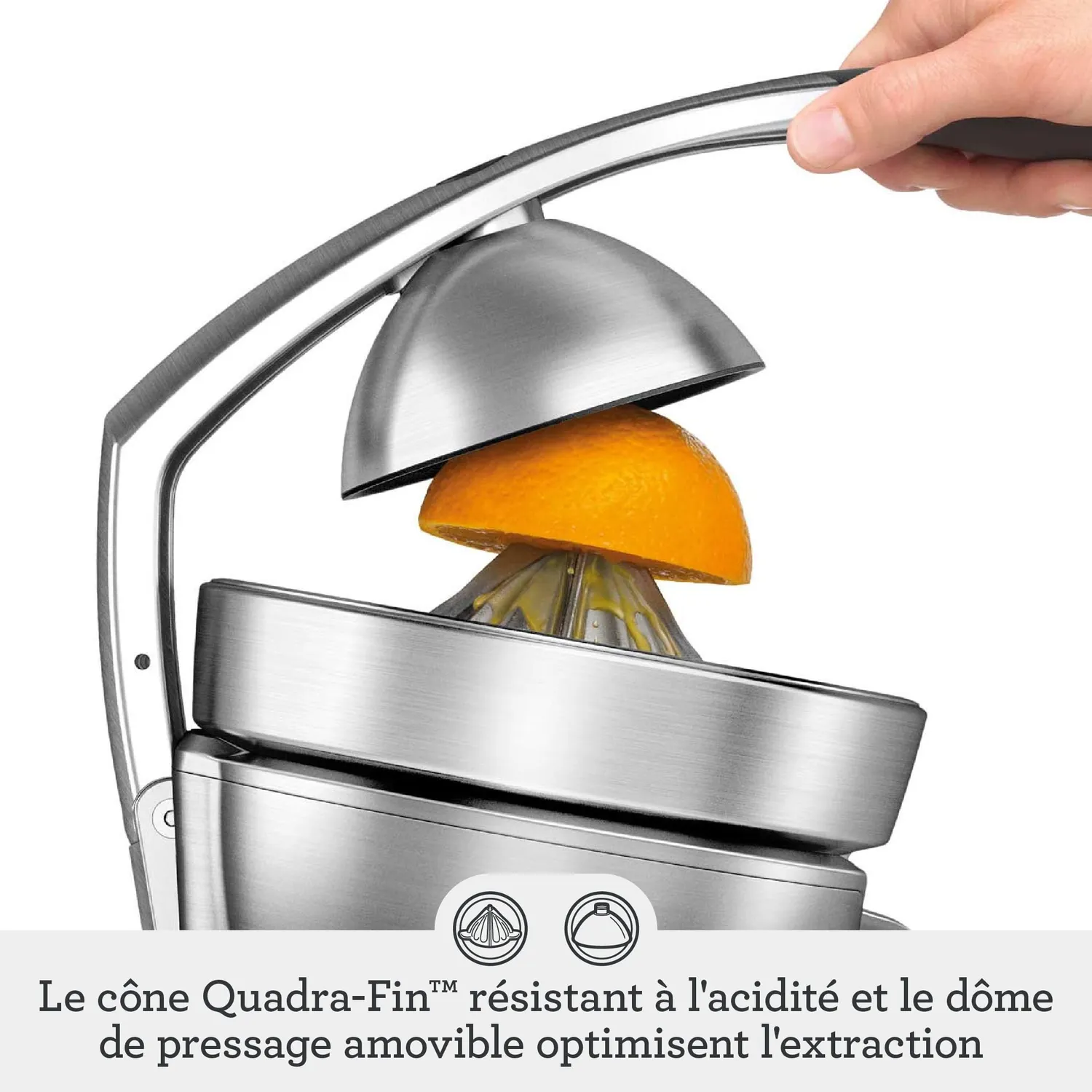 Sage Citrus Press Pro presse-agrumes électrique alu brossé