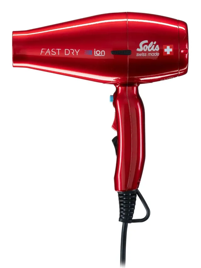 Solis Fast Dry 381 sèche-cheveux 2200W rouge ionique