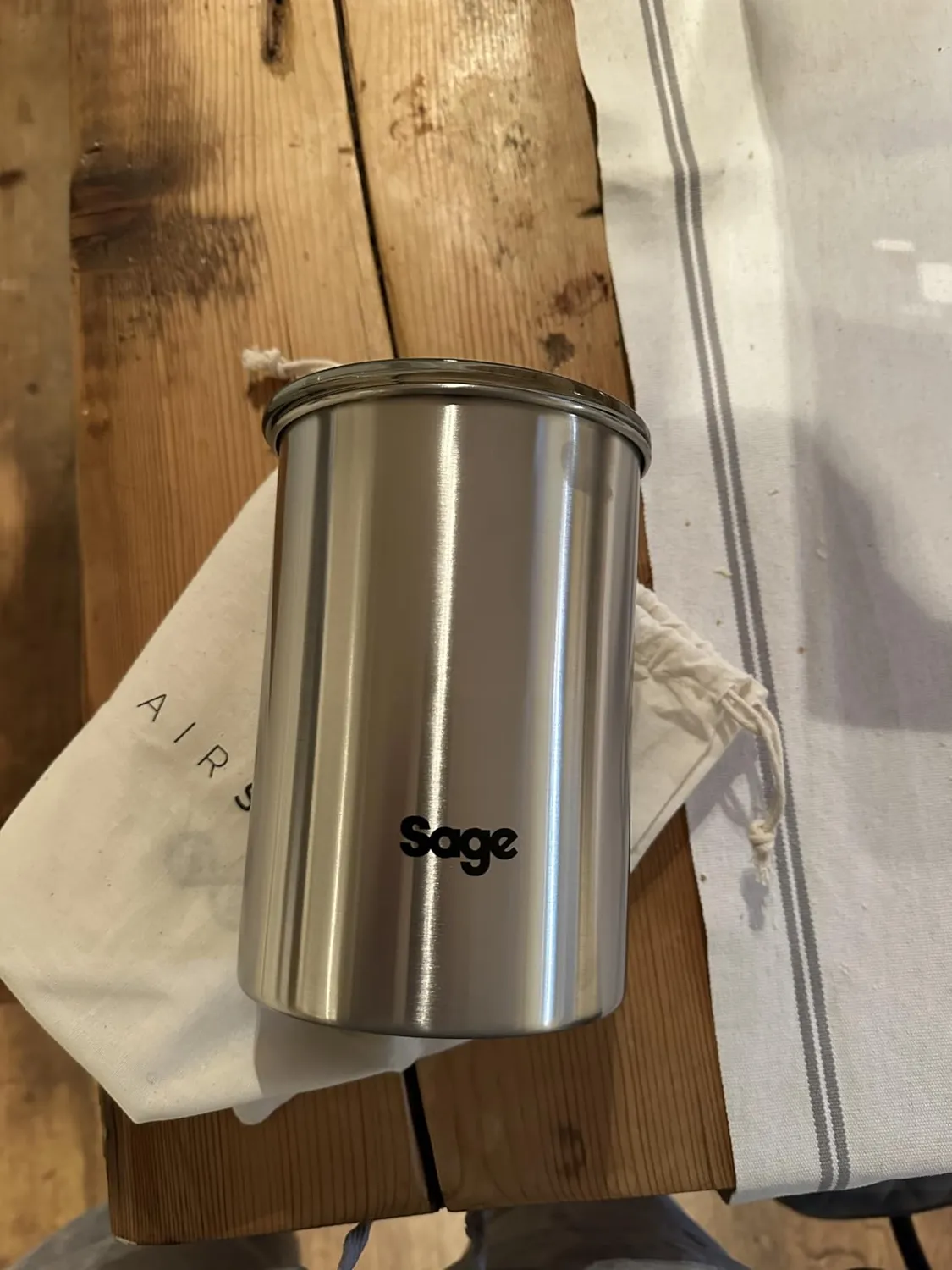 Sage Bean Keeper bac à café grain inox 500 g sous vide