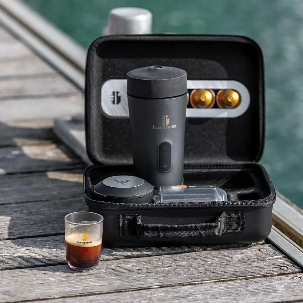 Handpresso Auto Set cafetière portable 100 ml capsules 19 bars