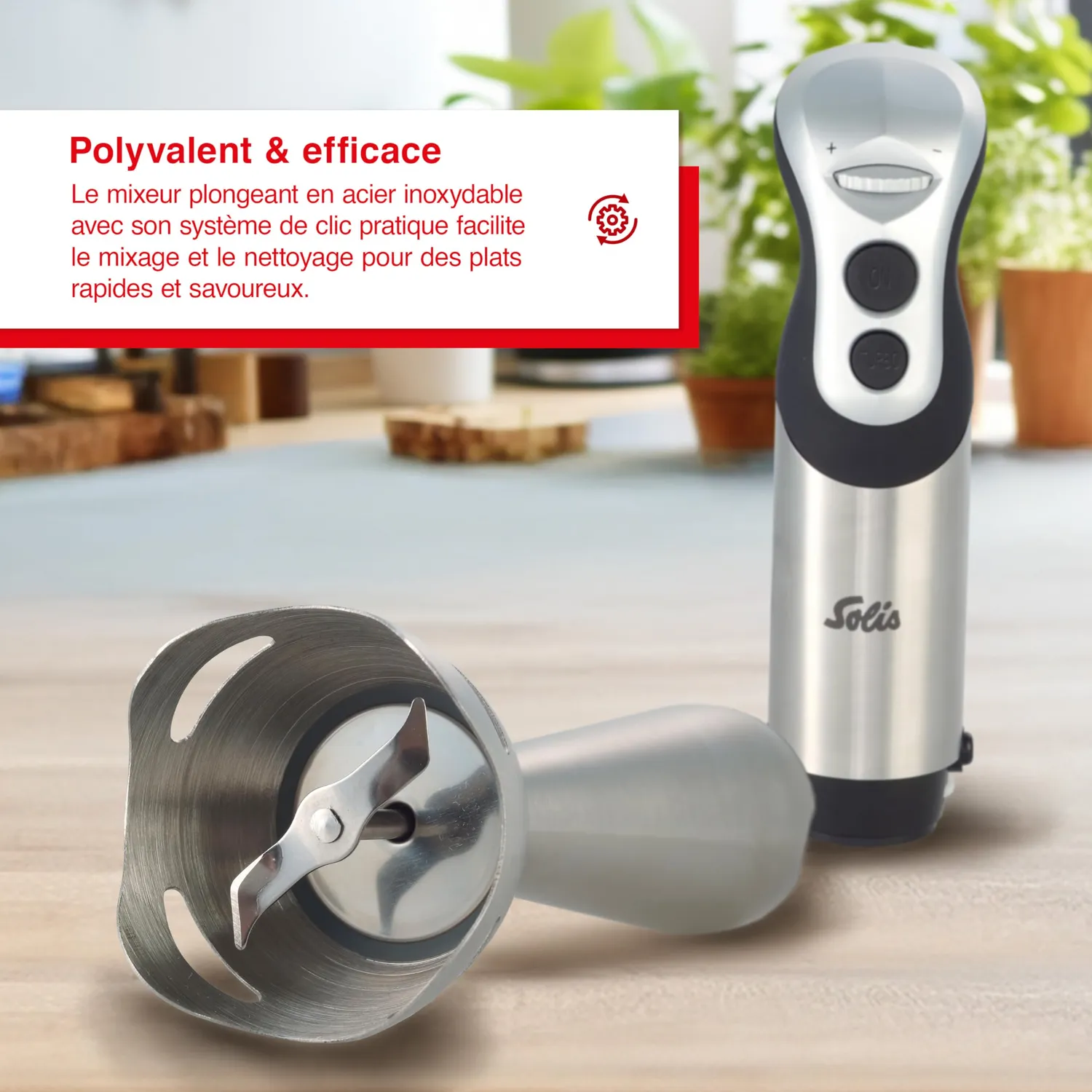 Solis Power Blender Pro 921.31 mixeur plongeant 800 W