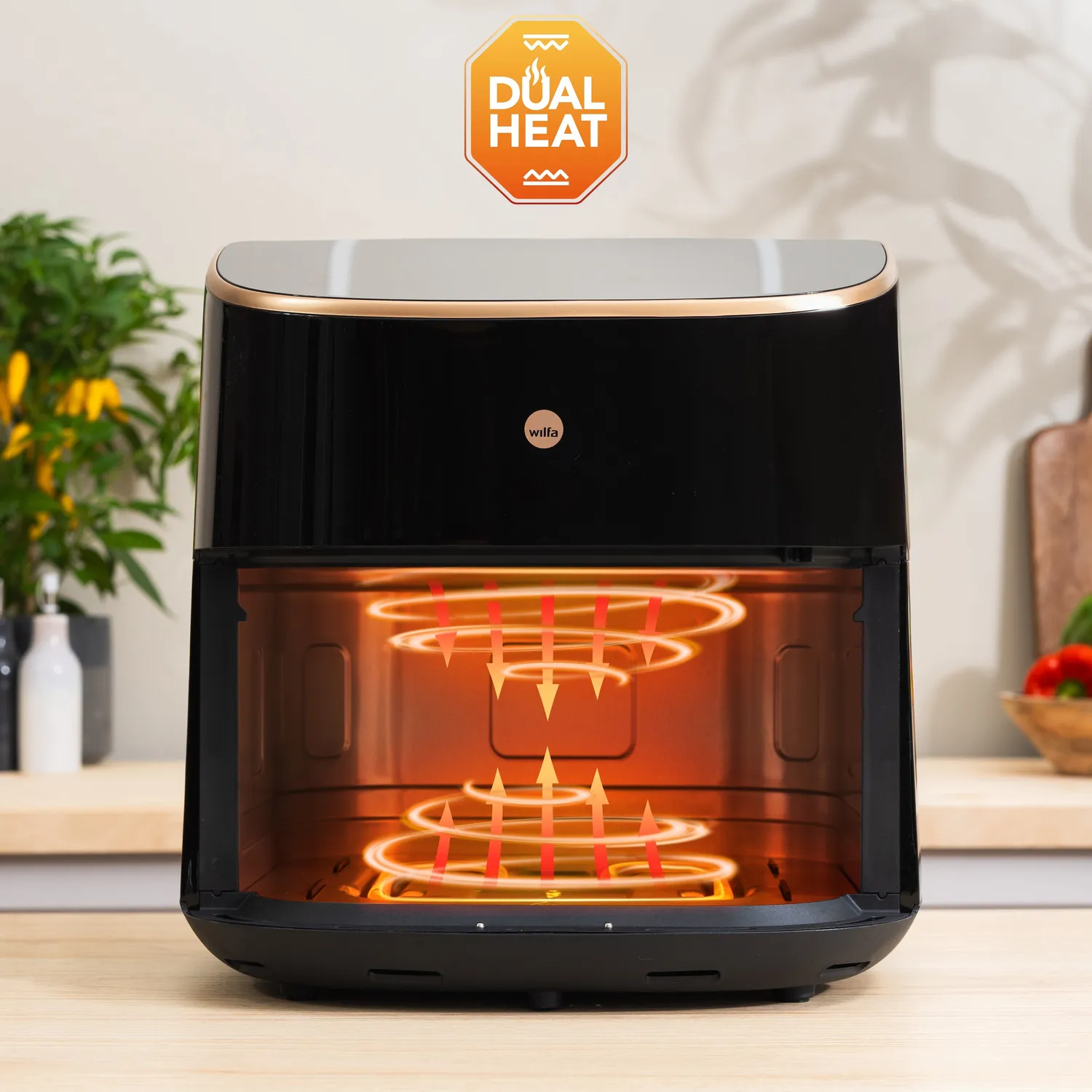 Wilfa Dualfry Split 8L friteuse à air double zone