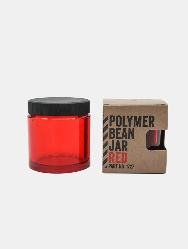 Comandante Polymer Bean Jar pot rouge incassable