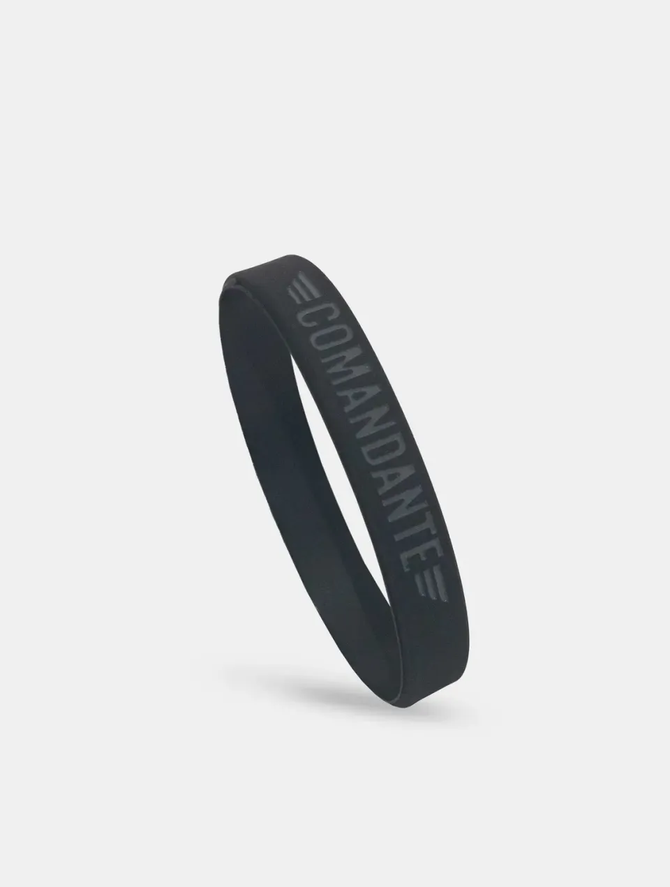 Comandante Wrist Band bracelet silicone noir petit