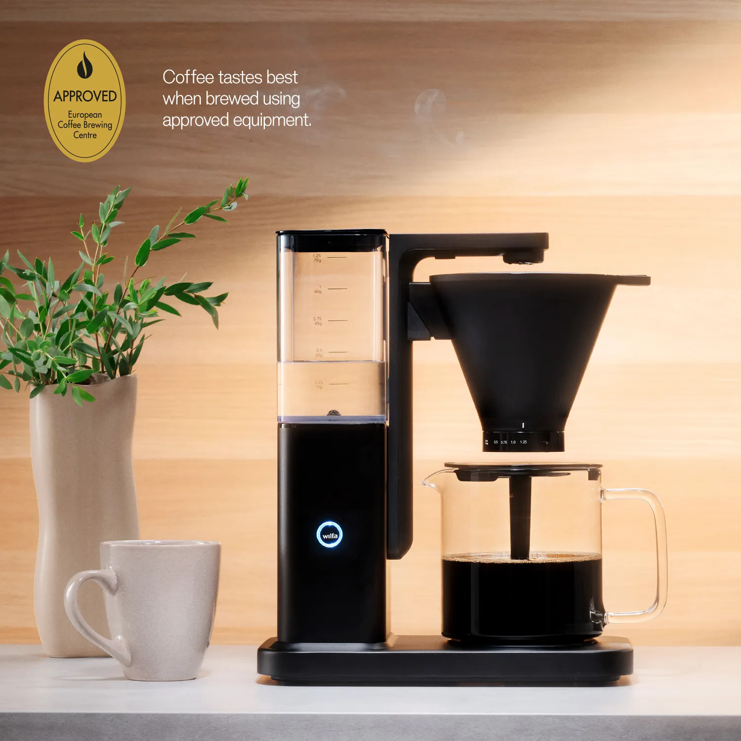 Wilfa Zense Alux machine à café filtre noire 1,25 L