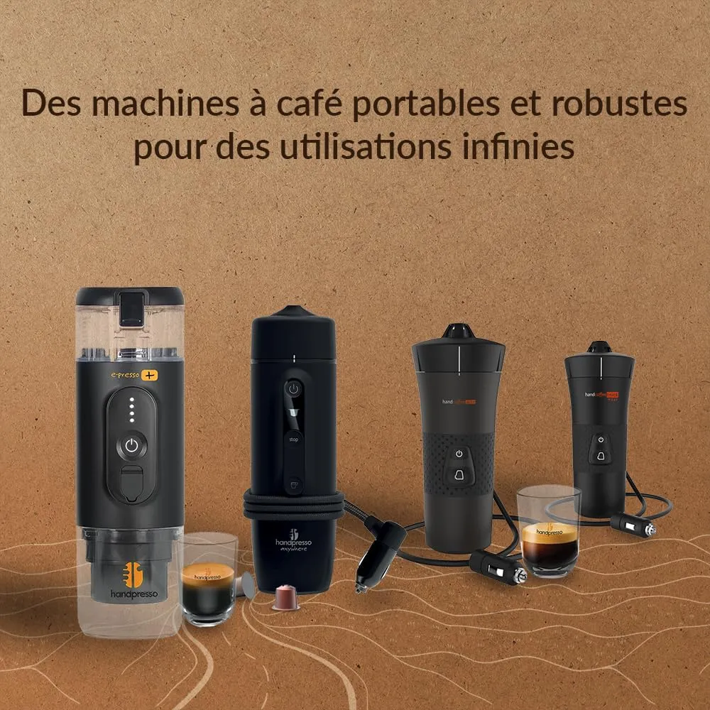 Handpresso Auto Capsule cafetière 12V noir coffret auto