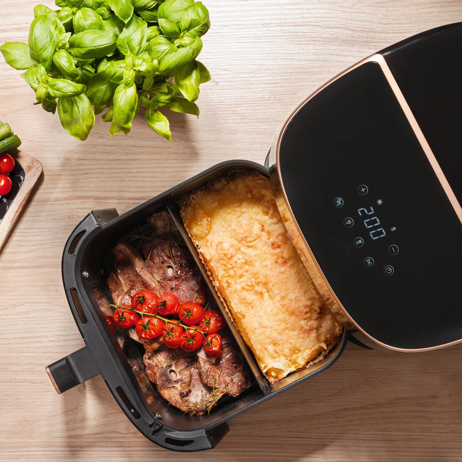Wilfa Dualfry Split 8L friteuse à air double zone