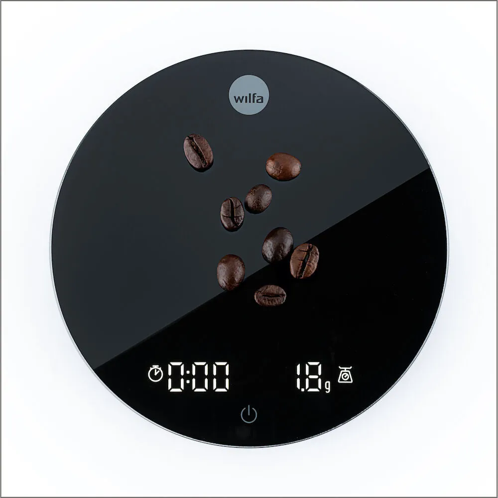 Wilfa Uni balance café cuisine précision 0,1 g USB-C